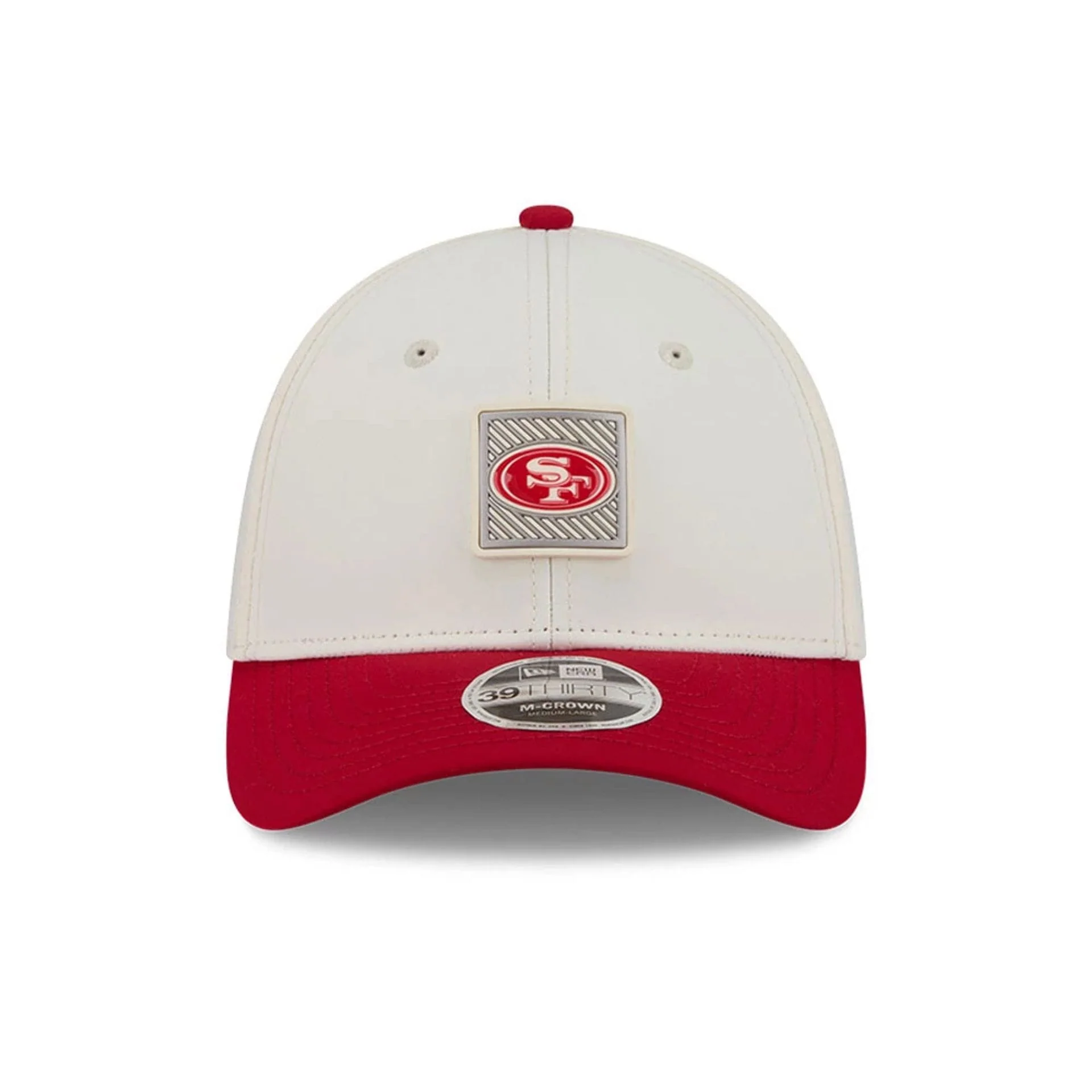 49ers NFL Training 2026 White 39THIRTY M-Crown Stretch Fit Cap - Image 2