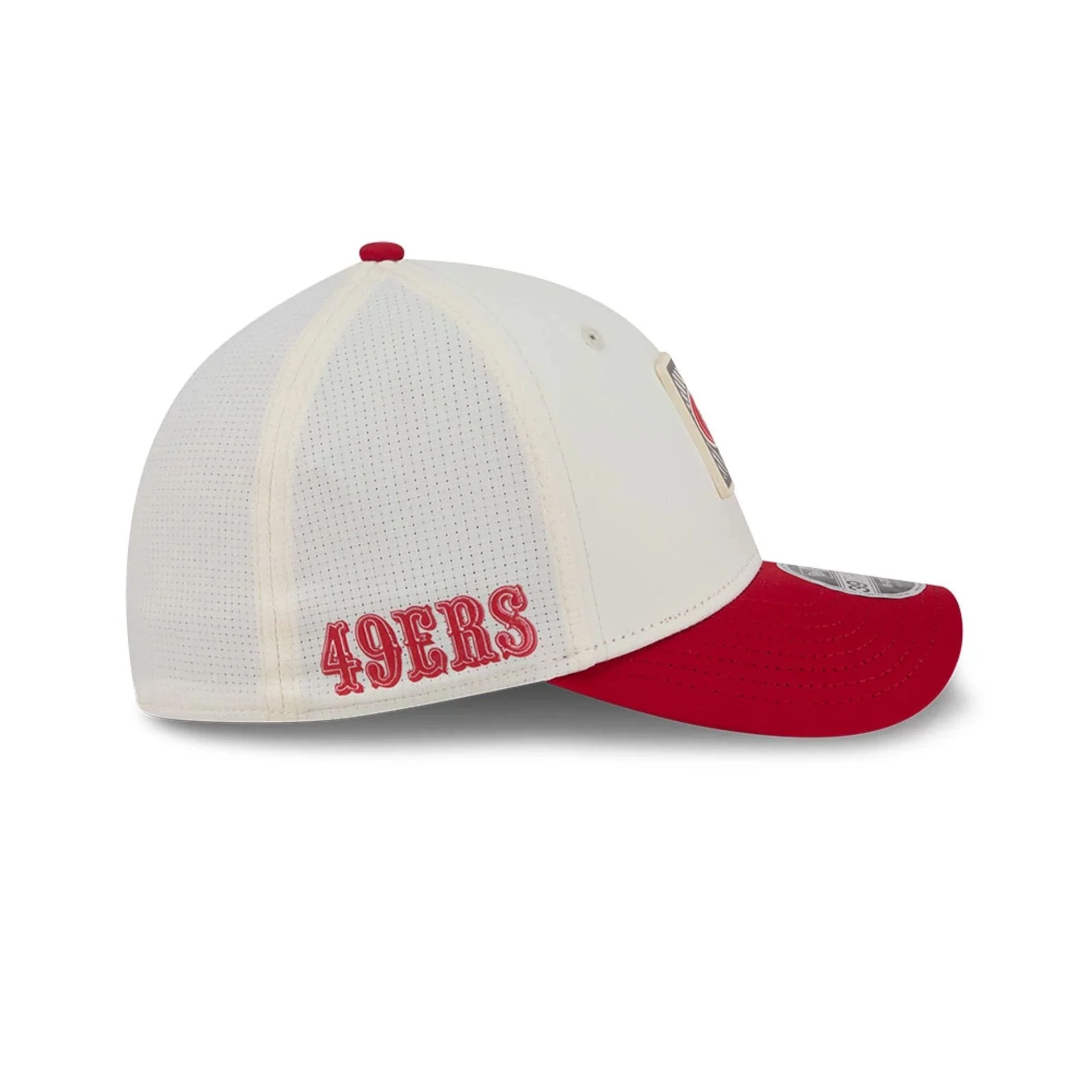 49ers NFL Training 2026 White 39THIRTY M-Crown Stretch Fit Cap - Image 4