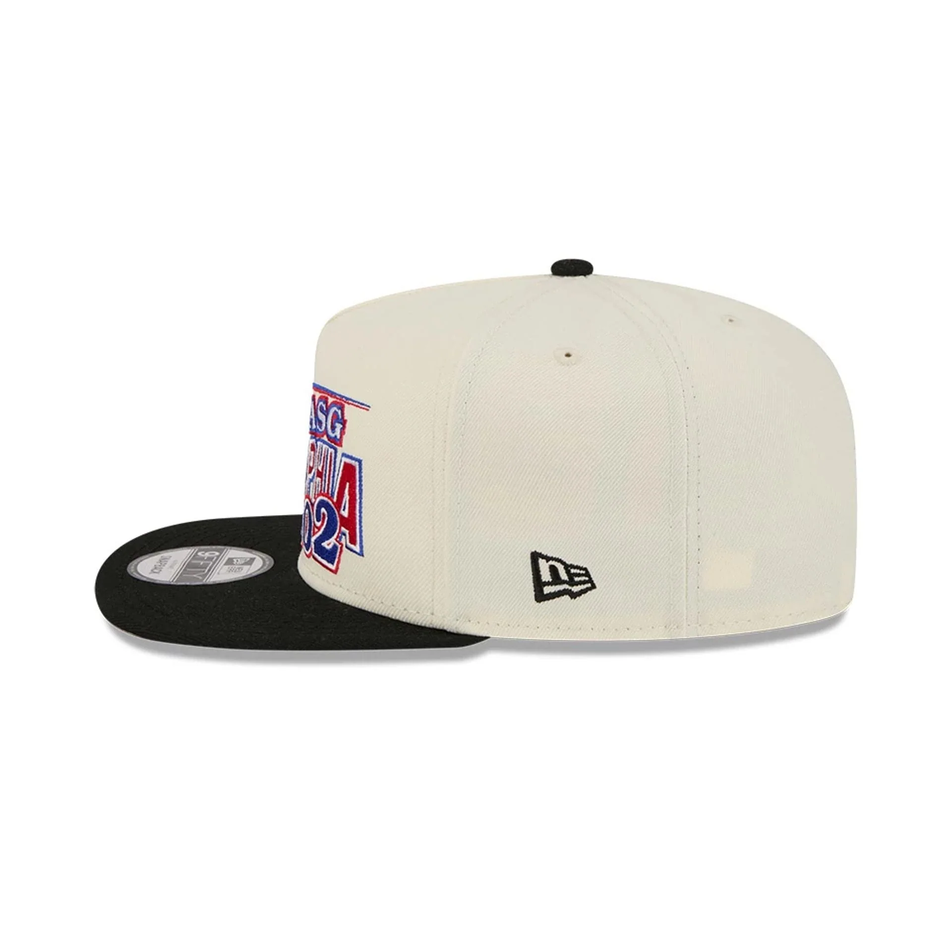 76ers NBA Hardwood Classic ASG White 9FIFTY A-Frame Snapback Cap - Image 6