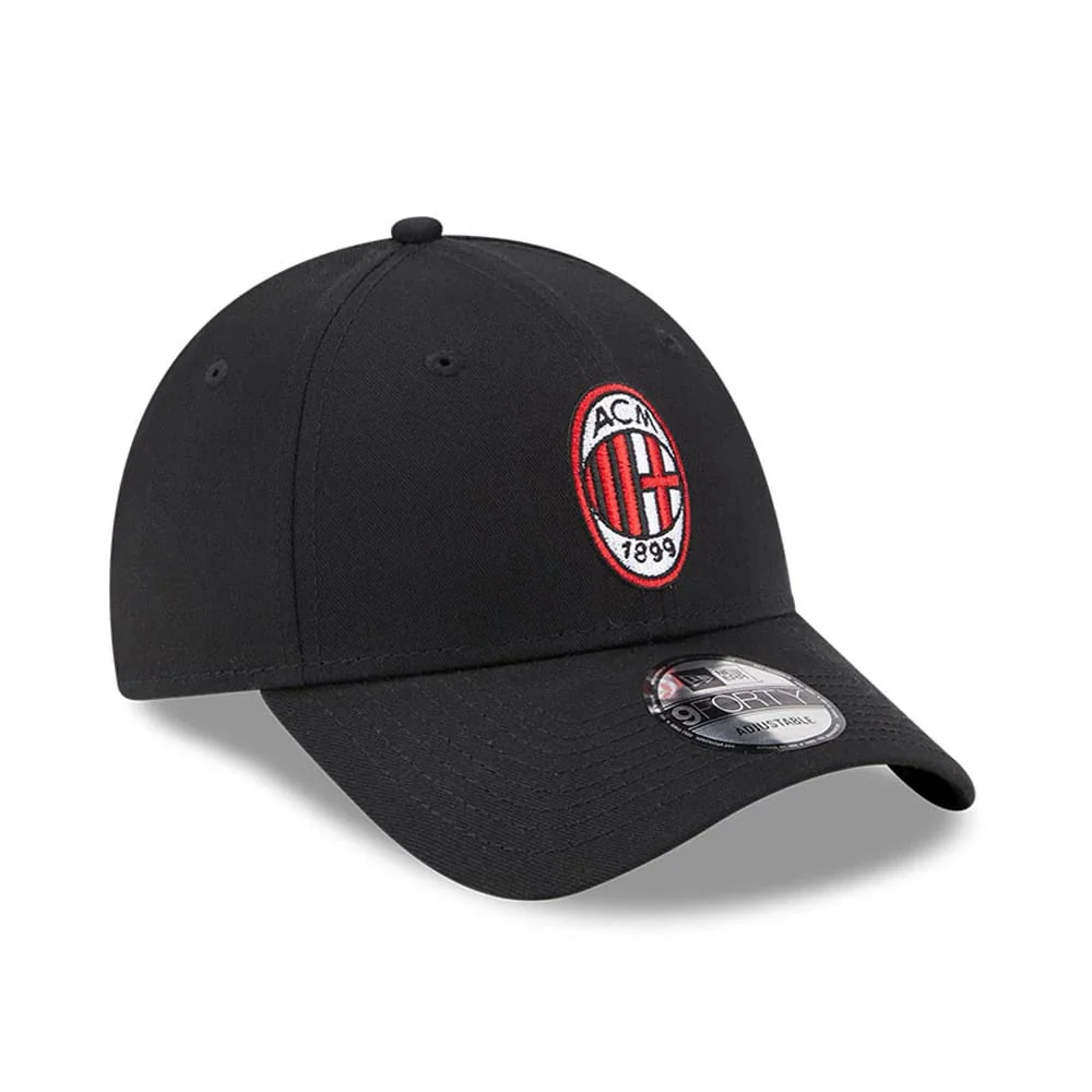 AC Milan Black 9FORTY Adjustable Cap - Image 3