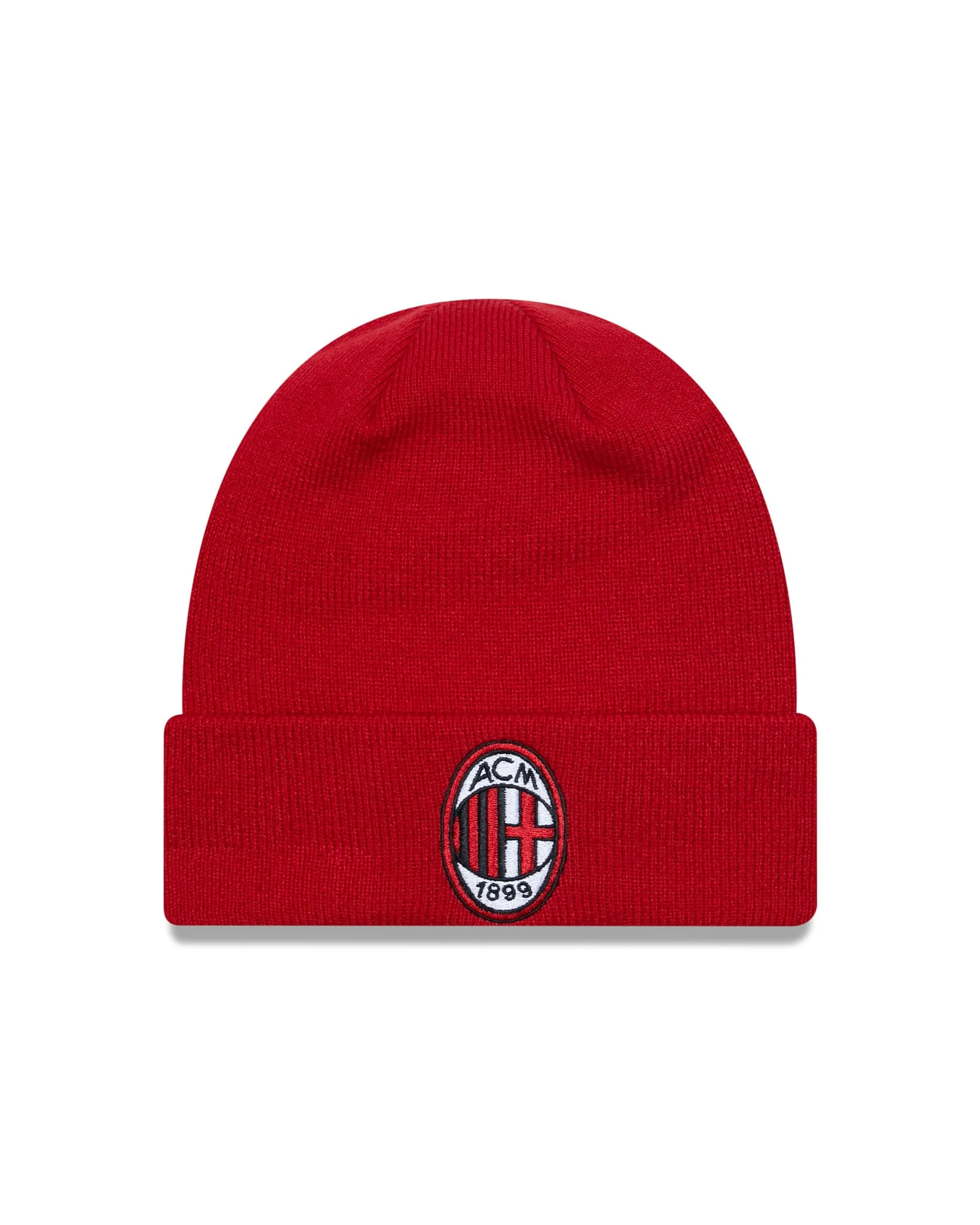 AC Milan Red Cuff Knit Beanie Hat - Image 3