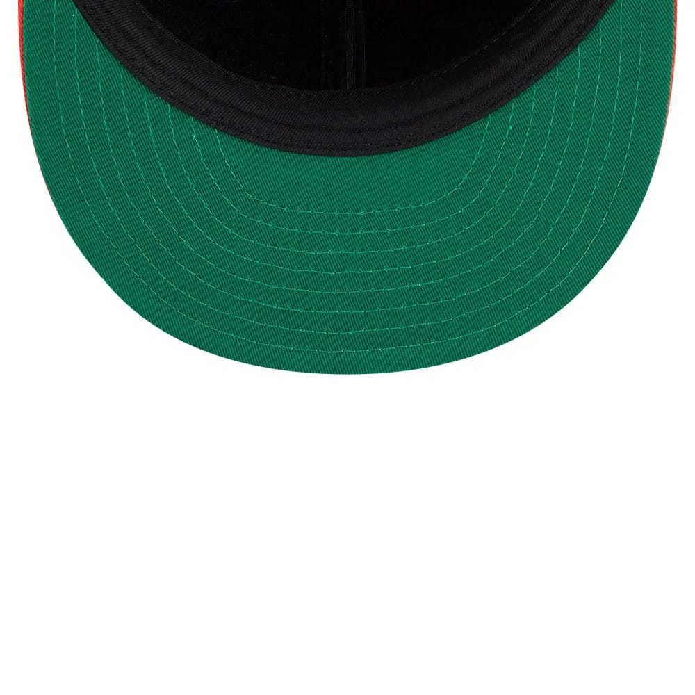 Anaheim Ducks NHL Felt Logo Black Retro Crown 59FIFTY Fitted Cap - Image 2