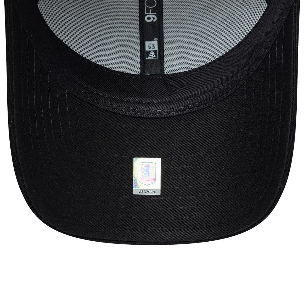 Aston Villa FC Cord Black 9FORTY Adjustable Cap - Image 7