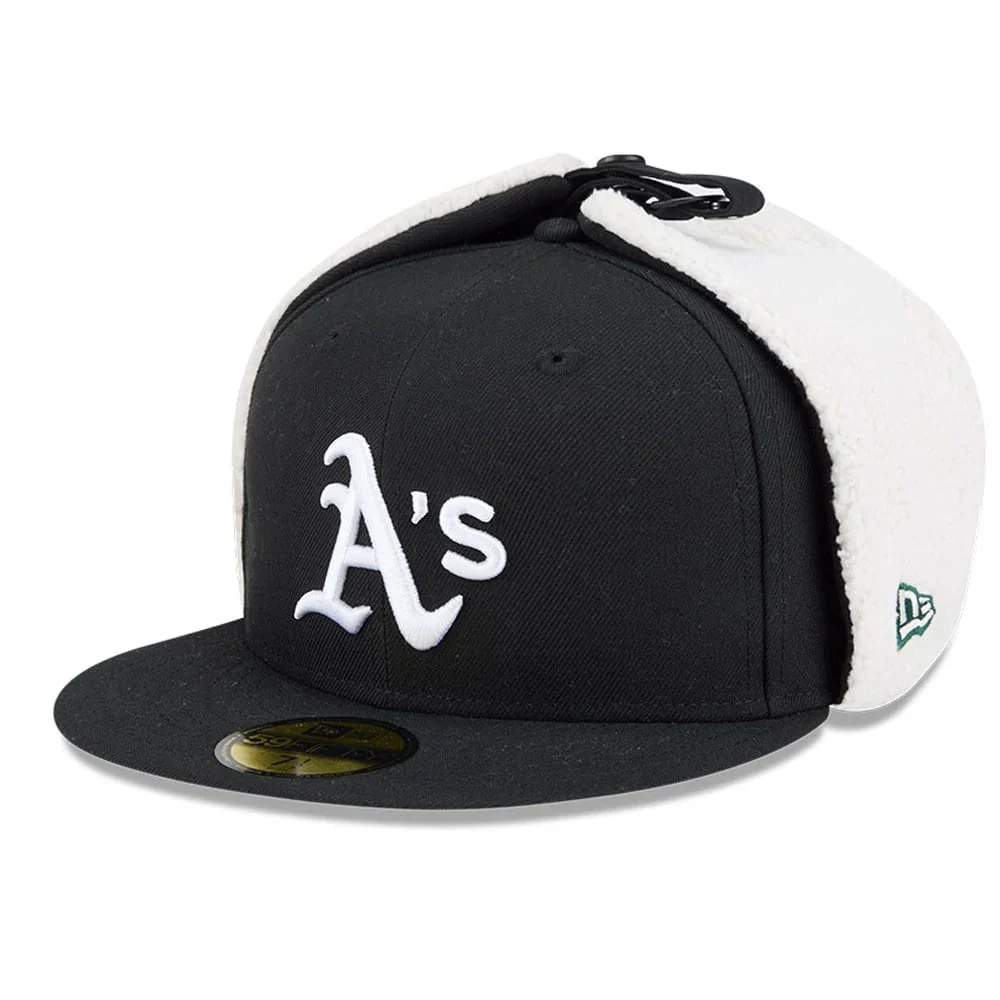 Athletics MLB Classic Black Dogear 59FIFTY Fitted Cap