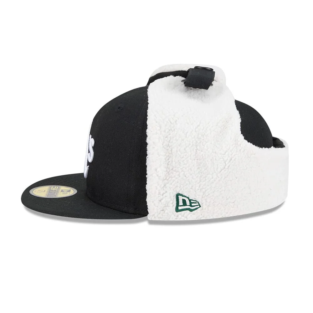 Athletics MLB Classic Black Dogear 59FIFTY Fitted Cap - Image 6