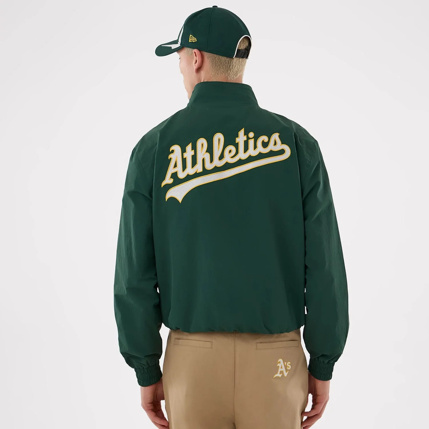 Athletics MLB Dark Green Sports Jacket - Image 2