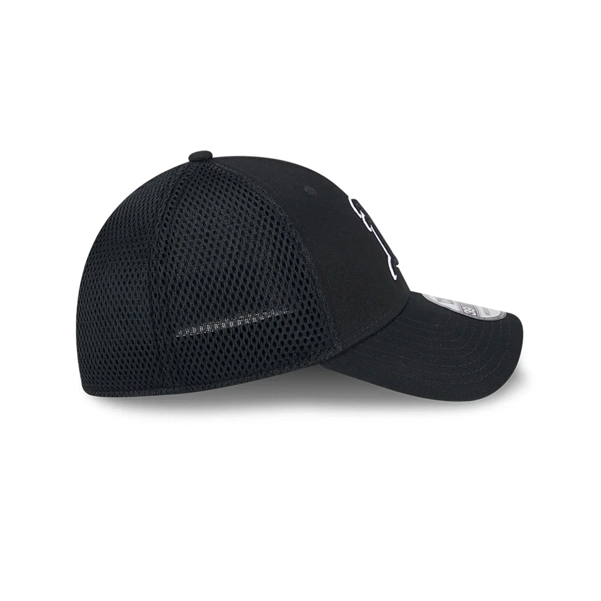 Athletics MLB Evergreen Neo Black 39THIRTY Stretch Fit Cap - Image 6