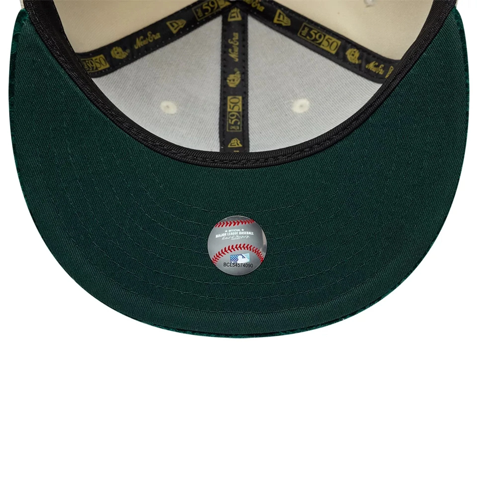 Athletics MLB Paisley Visor Cream 59FIFTY Fitted Cap - Image 3