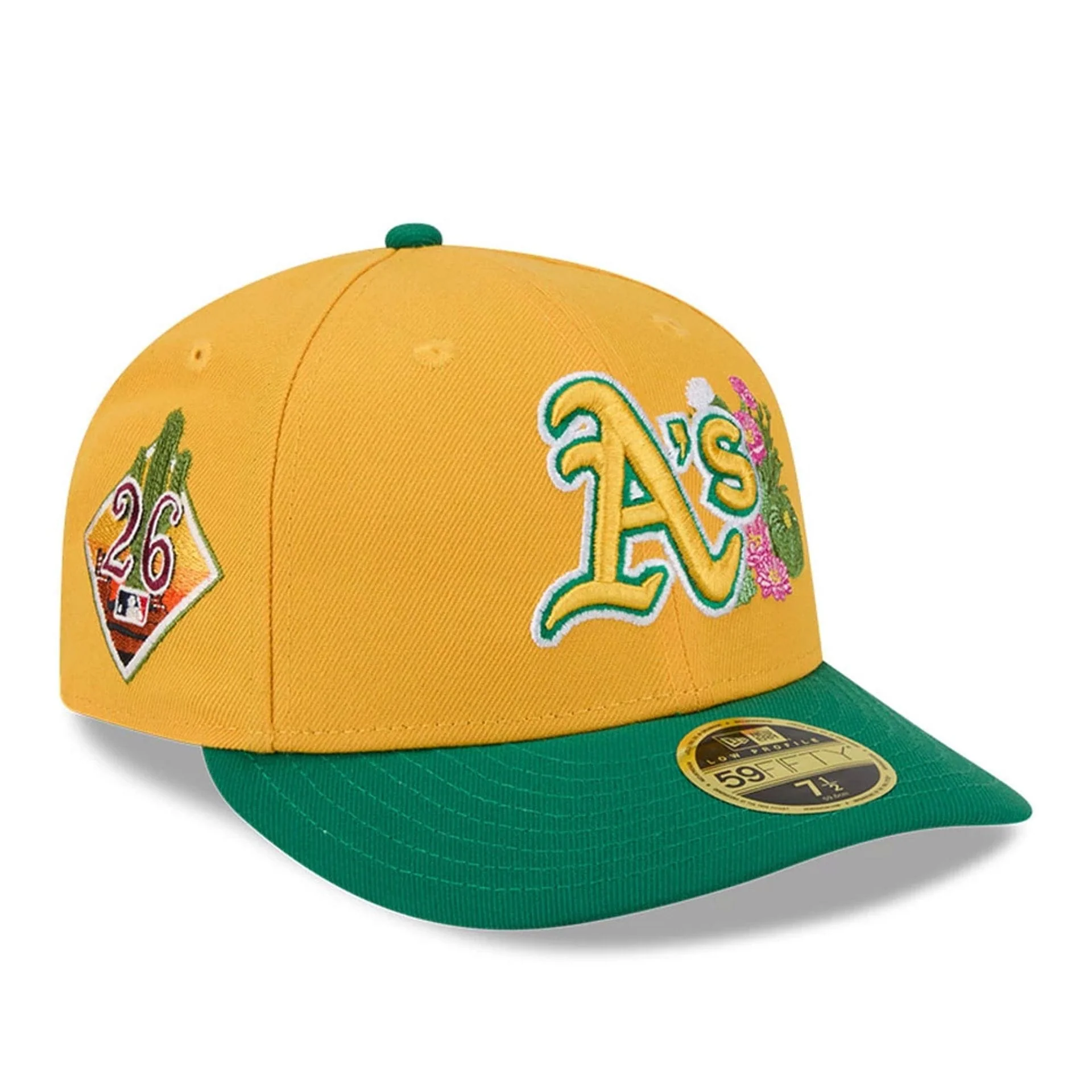 Athletics MLB Spring Training 2026 Yellow Low Profile 59FIFTY Fitted Cap