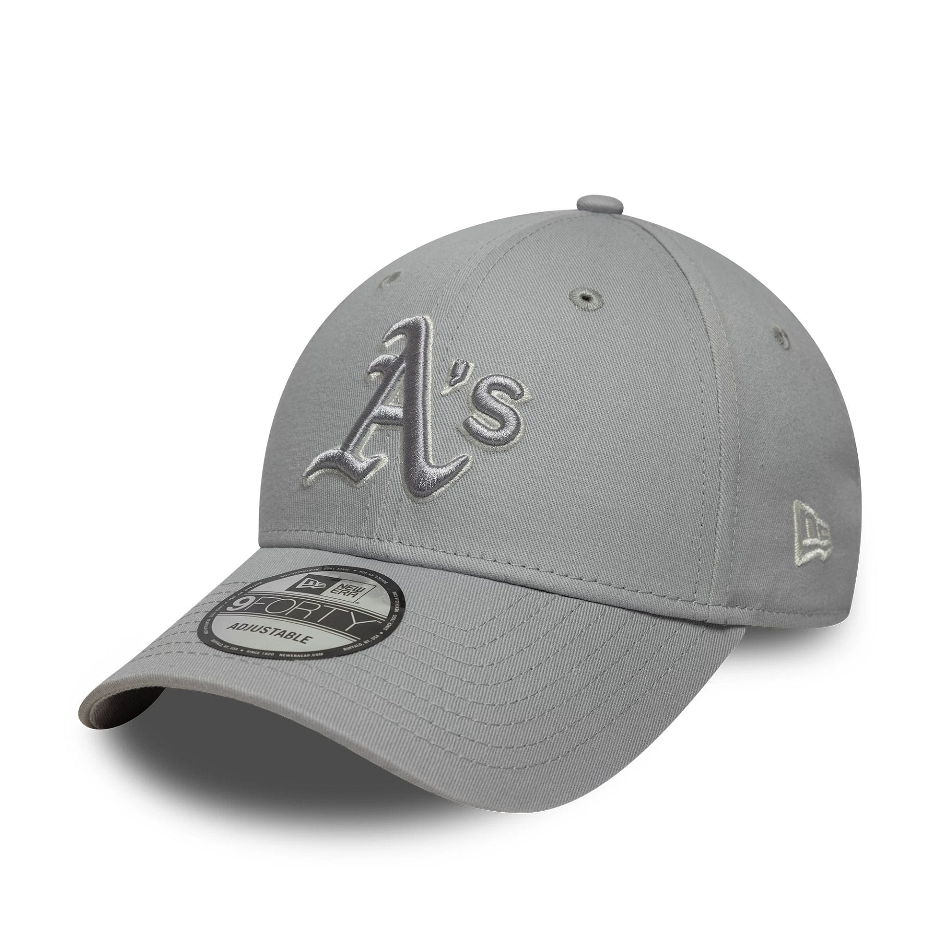 Athletics MLB Team Outline Grey 9FORTY Cap