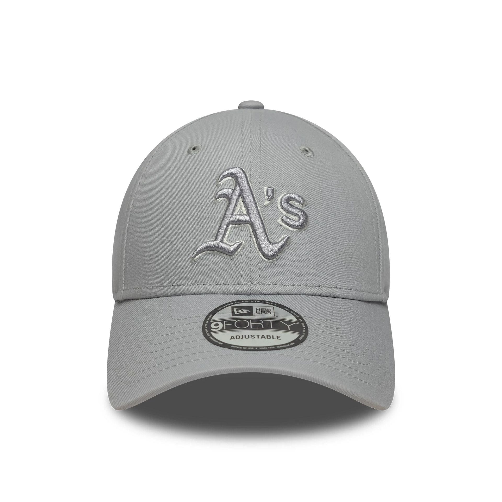 Athletics MLB Team Outline Grey 9FORTY Cap - Image 2