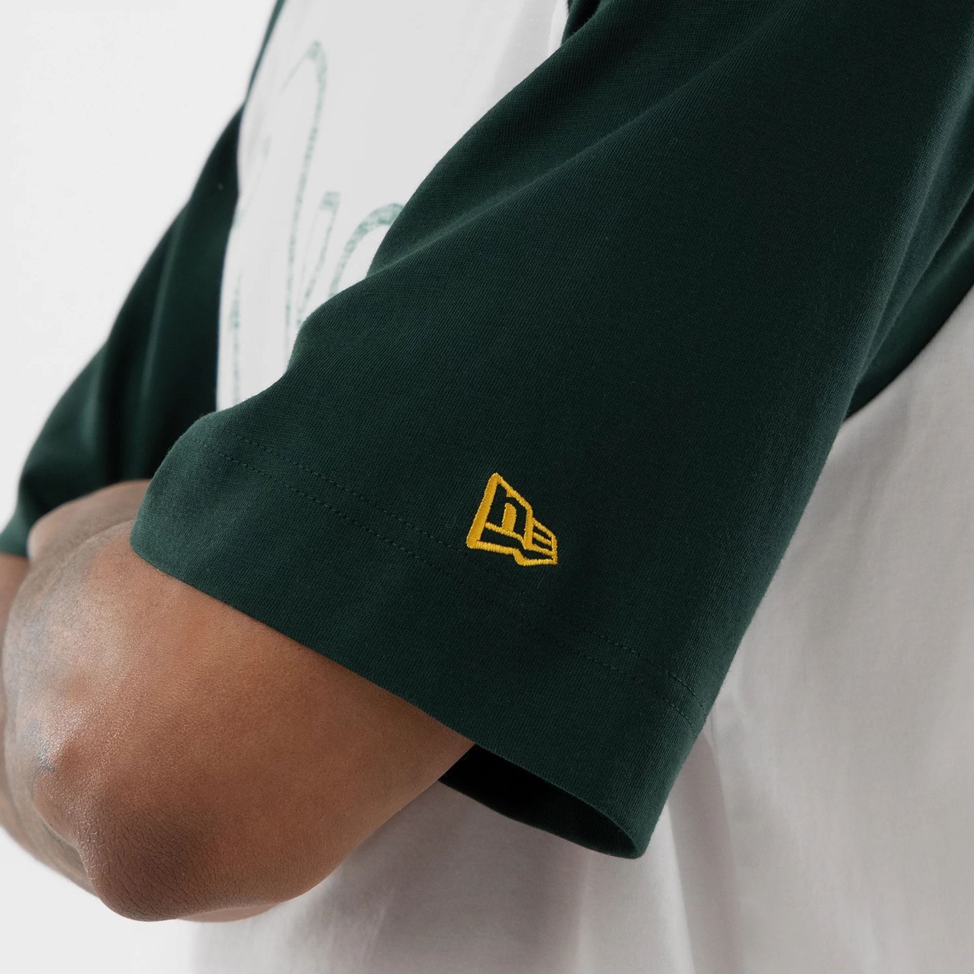 Athletics MLB White Boxy T-Shirt - Image 7