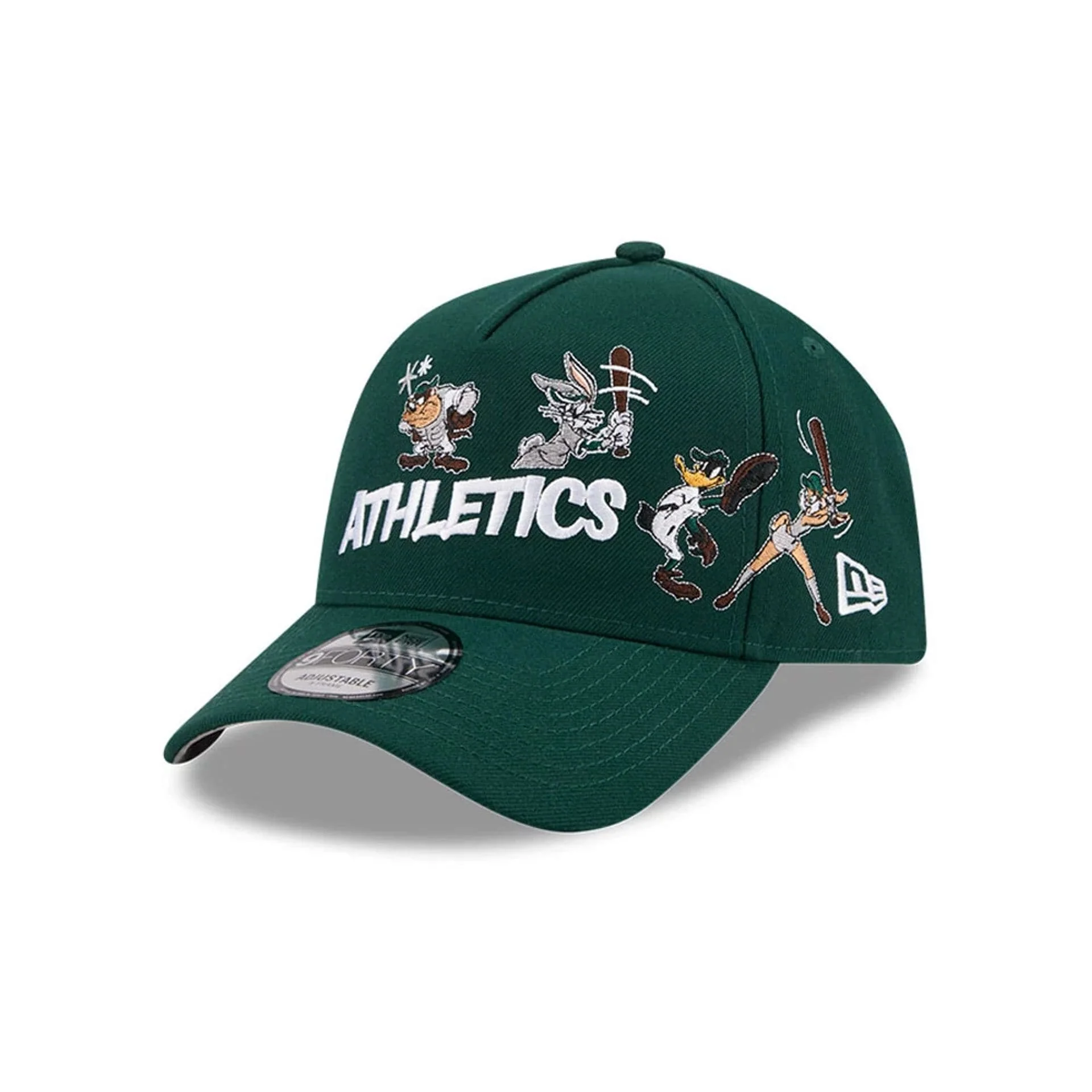 Athletics MLB X Looney Tunes Dark Green 9FORTY A-Frame Adjustable Cap