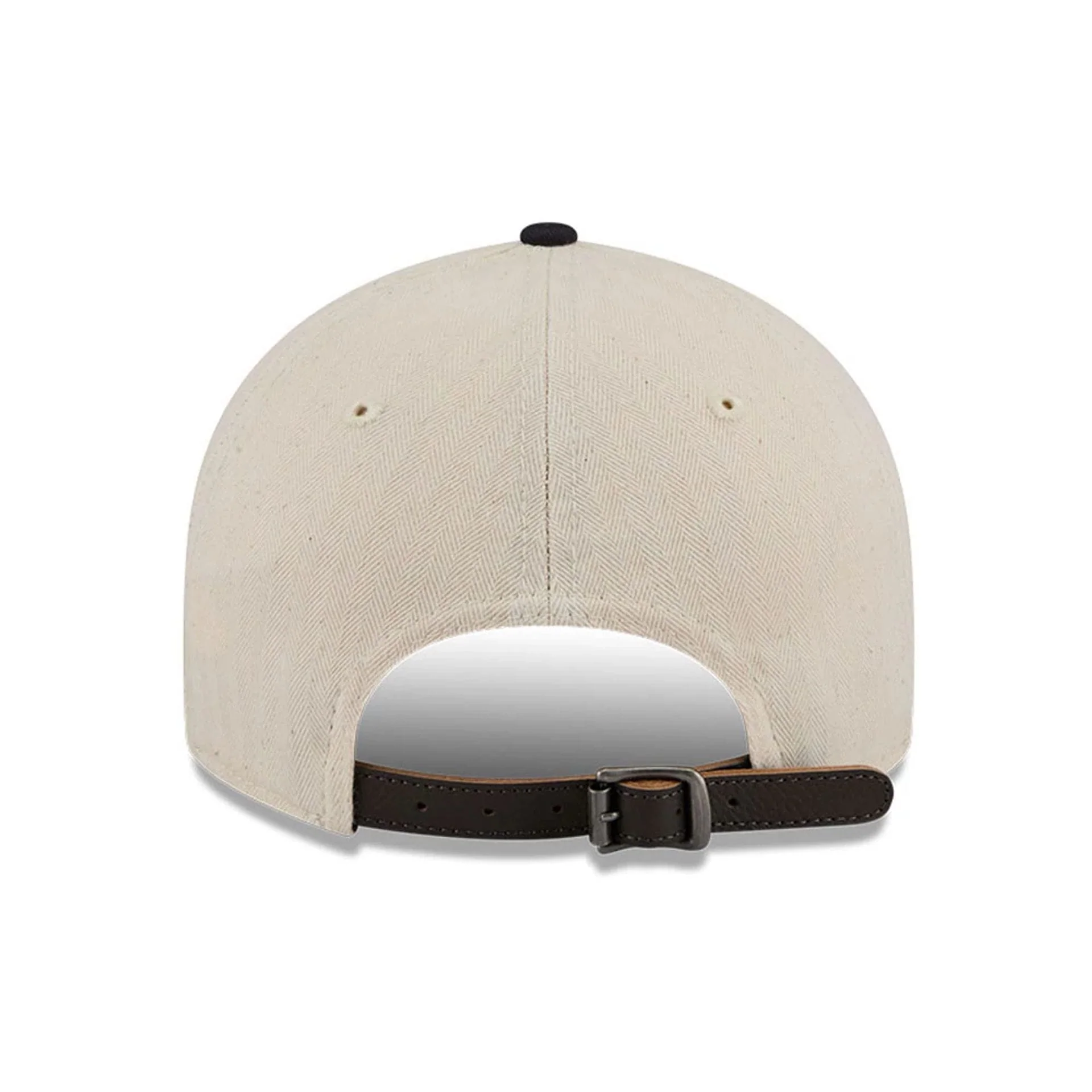 Atlanta Braves MLB Americana Herringbone White Retro Crown 9FIFTY Adjustable Cap - Image 3