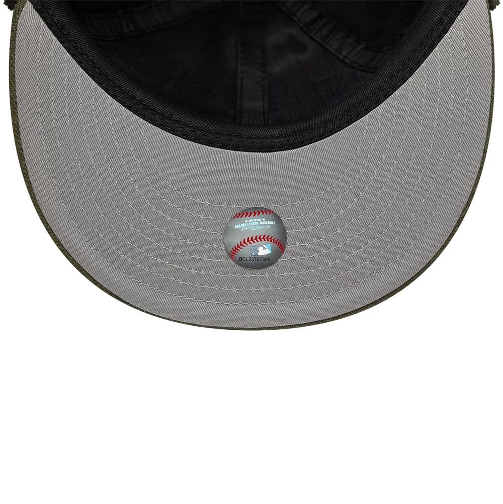 Atlanta Braves MLB Camo Open Green Retro Crown 59FIFTY Fitted Cap - Image 3