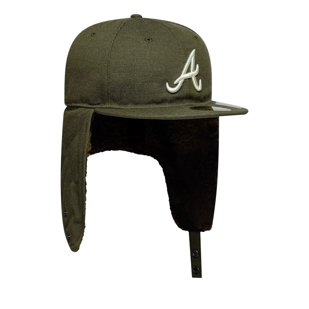 Atlanta Braves MLB Camo Open Green Retro Crown 59FIFTY Fitted Cap - Image 8