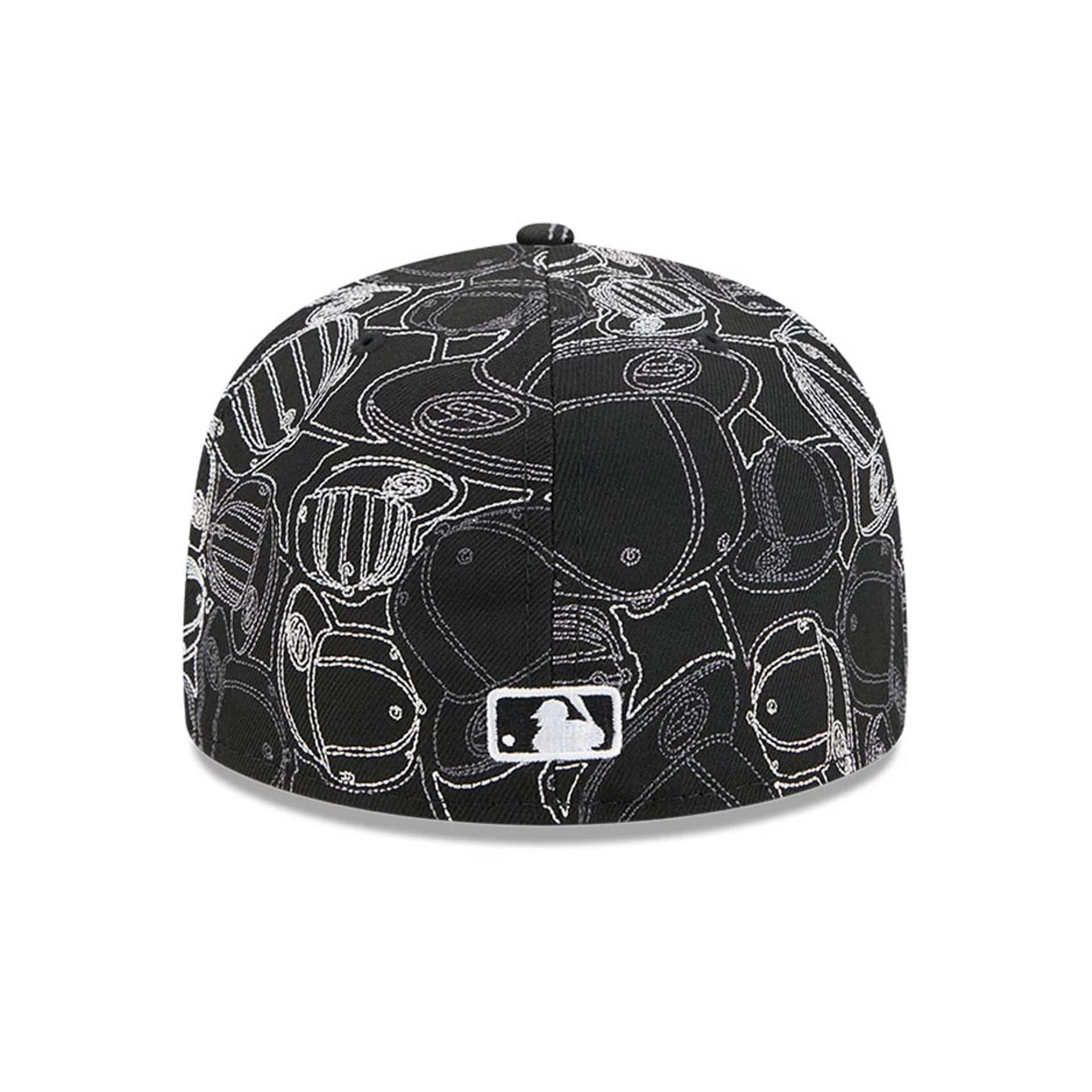 Atlanta Braves MLB Cap Scramble Black 59FIFTY Fitted Cap - Image 5