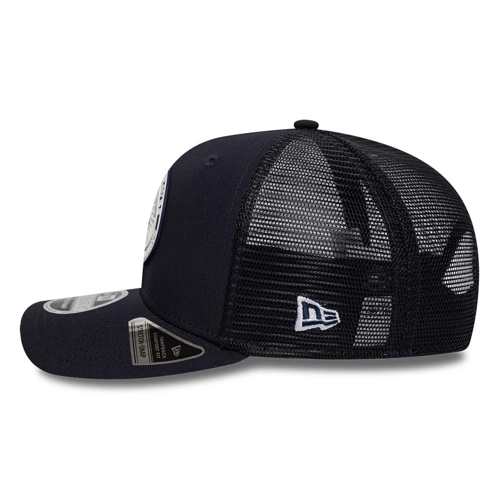 Atlanta Braves MLB Circles Navy 9SEVENTY Stretch Snap Adjustable Cap - Image 5