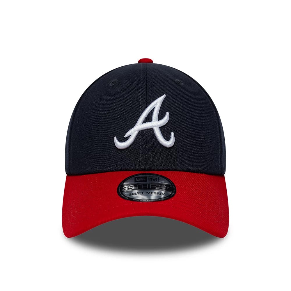 Atlanta Braves MLB Classic Navy 39THIRTY Stretch Fit Cap - Image 2