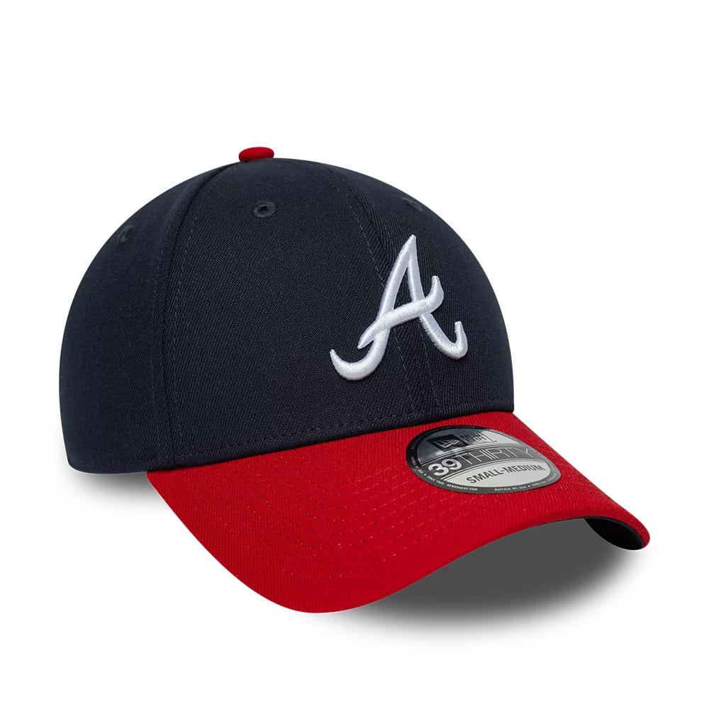 Atlanta Braves MLB Classic Navy 39THIRTY Stretch Fit Cap - Image 3