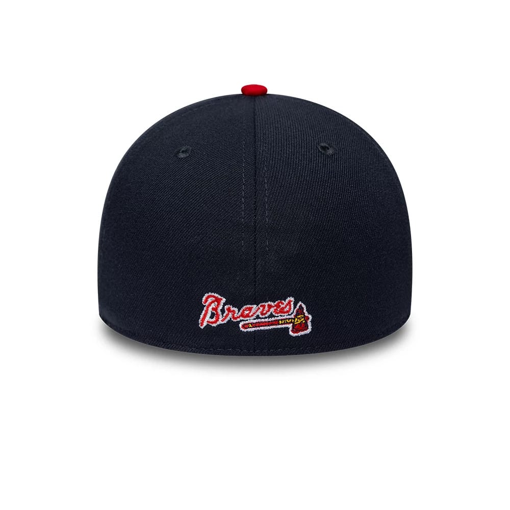 Atlanta Braves MLB Classic Navy 39THIRTY Stretch Fit Cap - Image 4