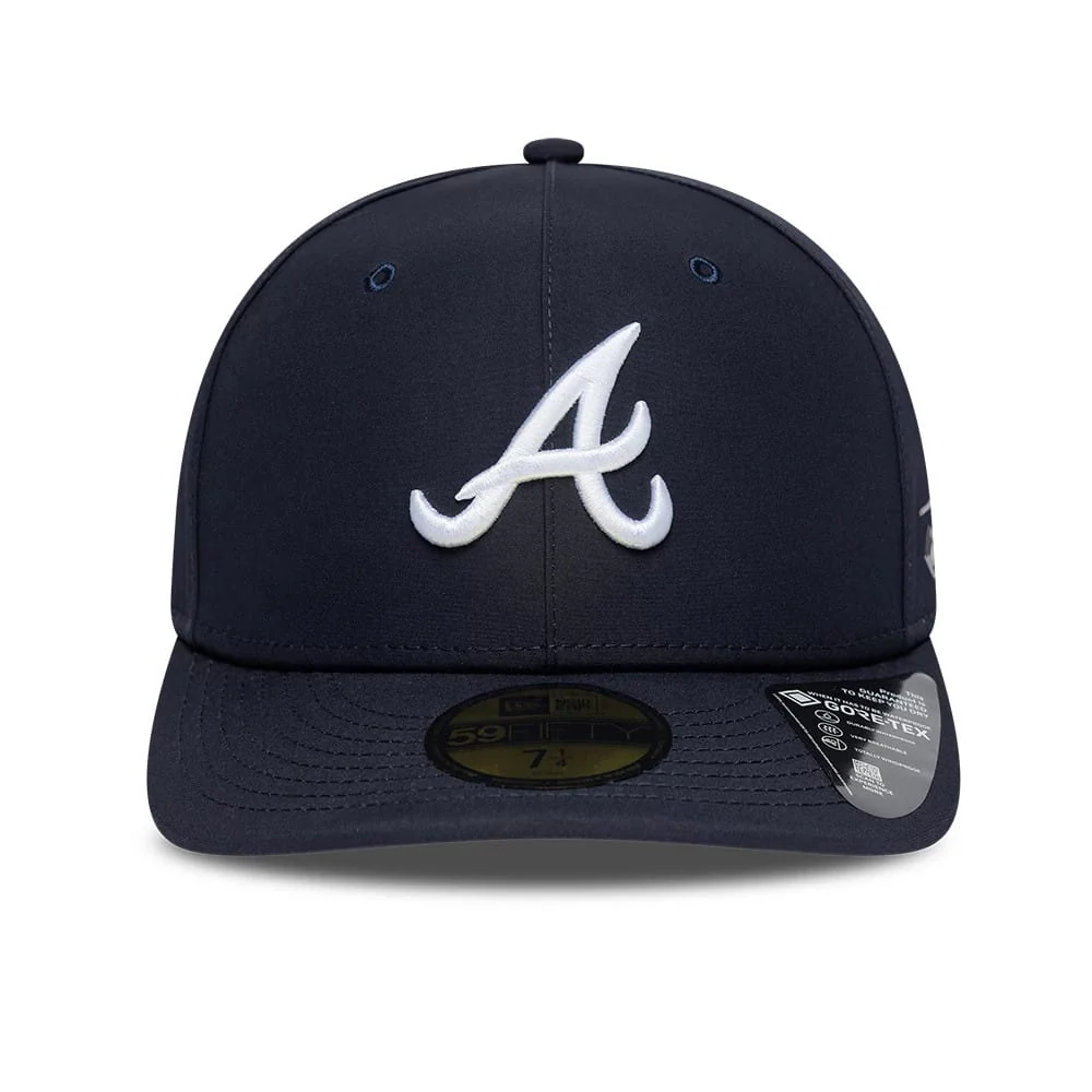 Atlanta Braves MLB Gore-Tex Navy 59FIFTY Fitted Cap - Image 3