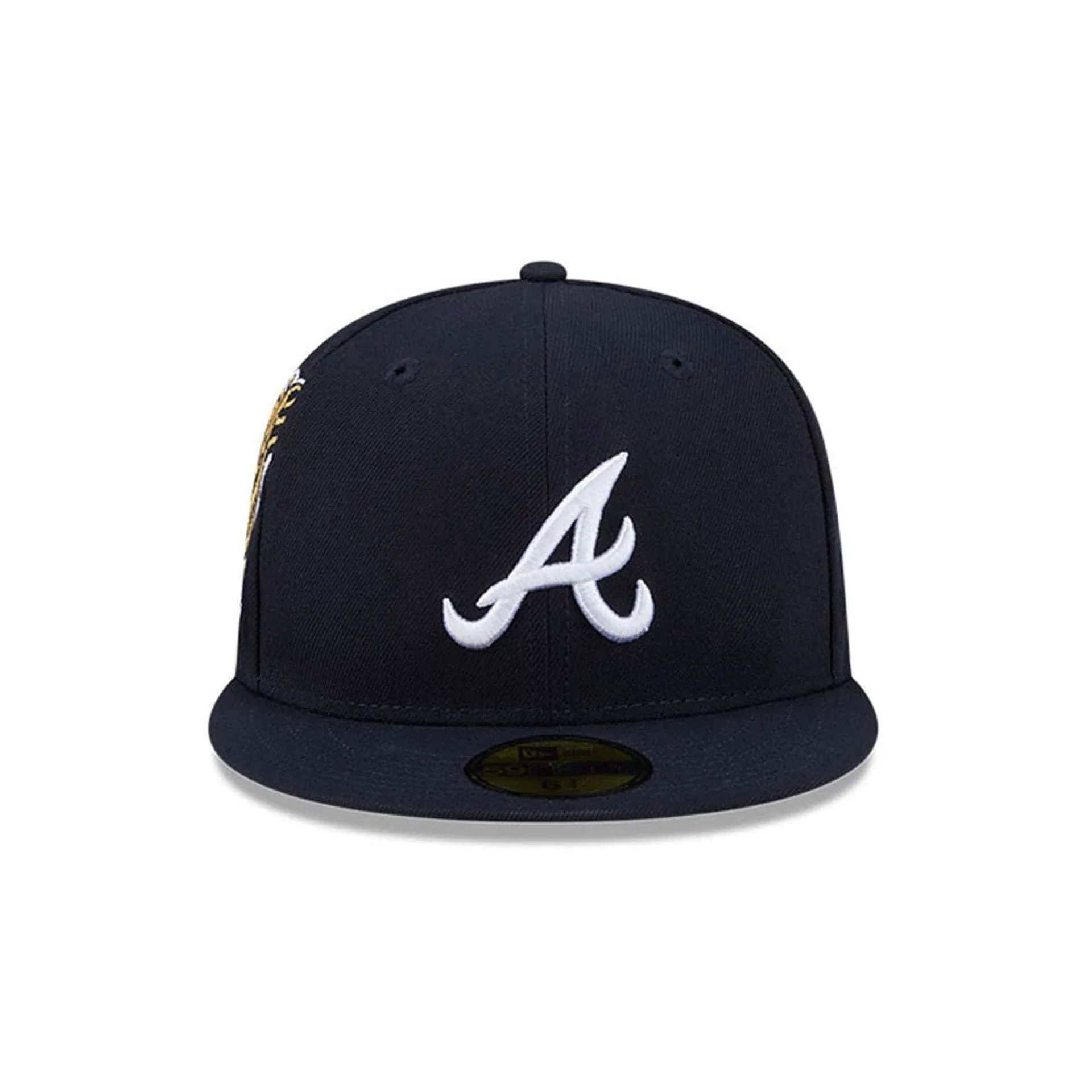 Atlanta Braves MLB Hidden Hit Navy 59FIFTY Fitted Cap - Image 3