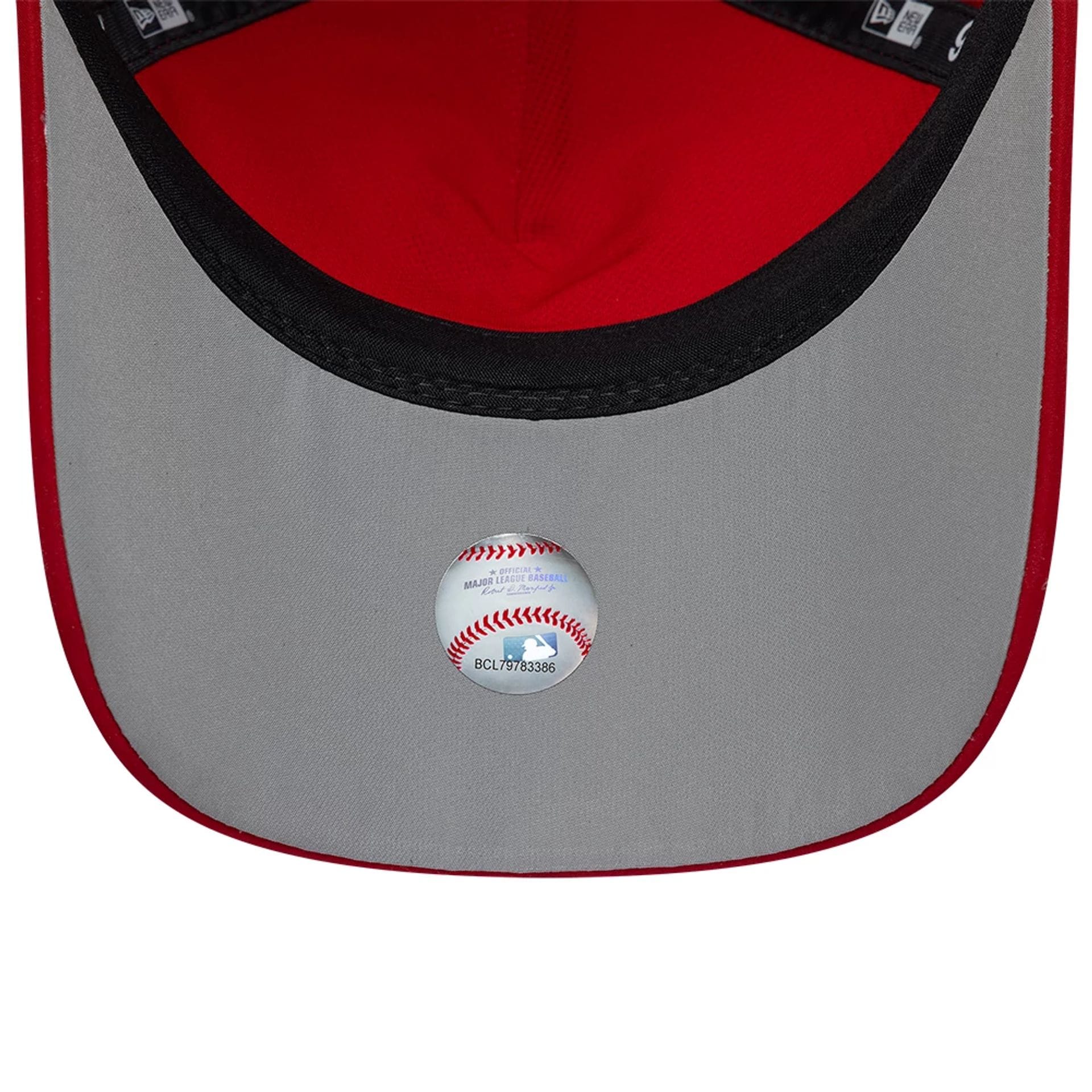 Atlanta Braves MLB Panel Red 9TWENTY A-Frame Adjustable Cap - Image 2