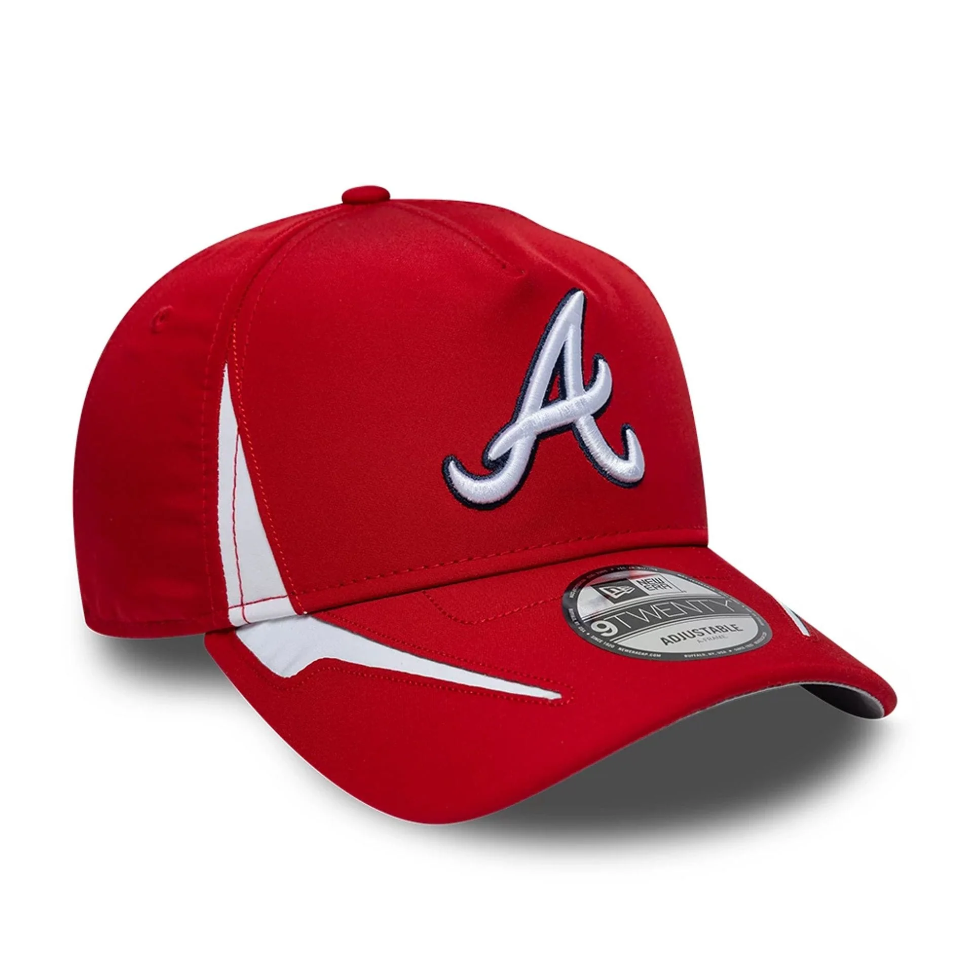 Atlanta Braves MLB Panel Red 9TWENTY A-Frame Adjustable Cap - Image 4