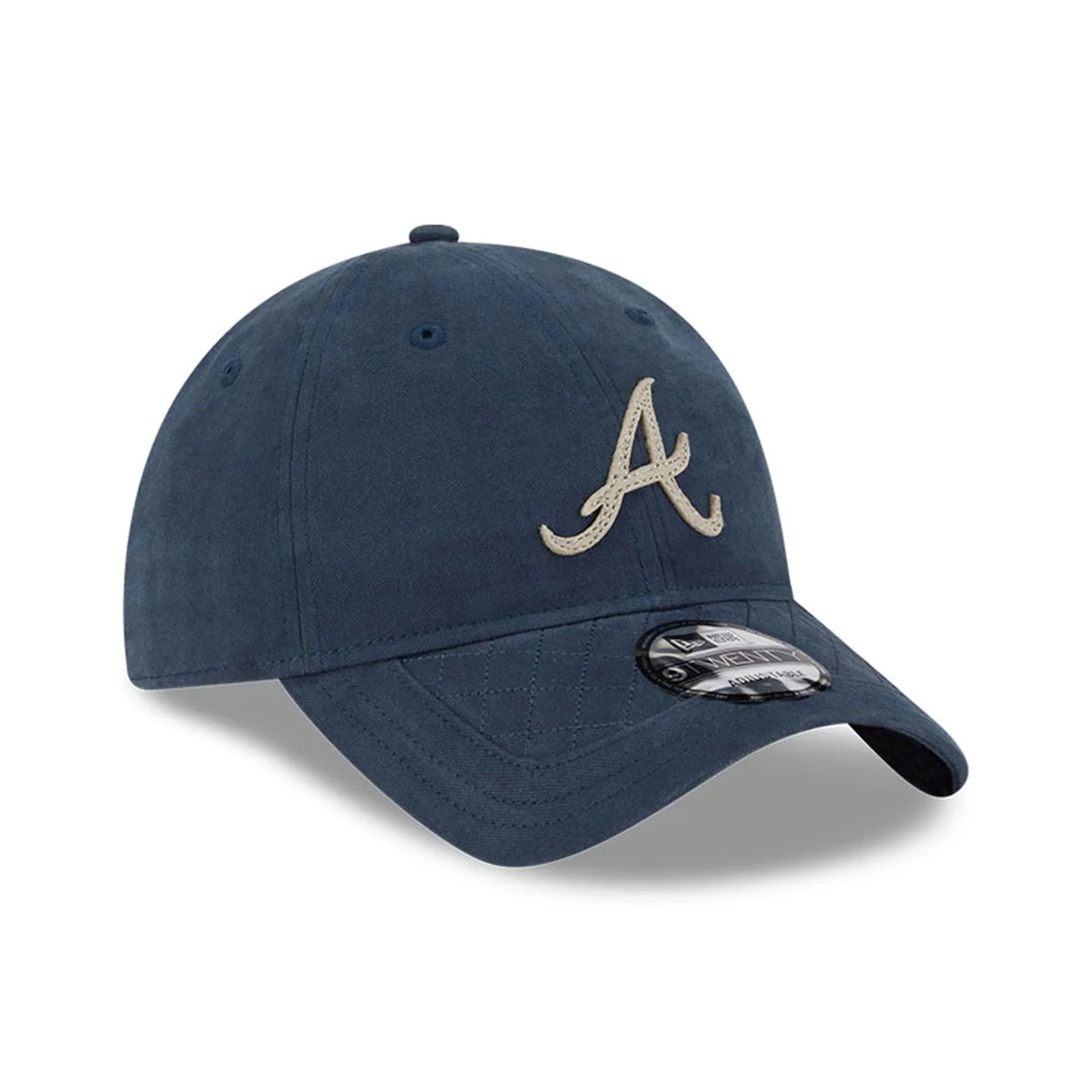 Atlanta Braves MLB Quilted Navy 9TWENTY Adjustable Cap - Image 2