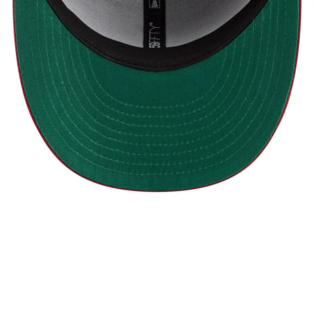 Atlanta Braves MLB Team Cards Black 59FIFTY Fitted Cap - Image 2