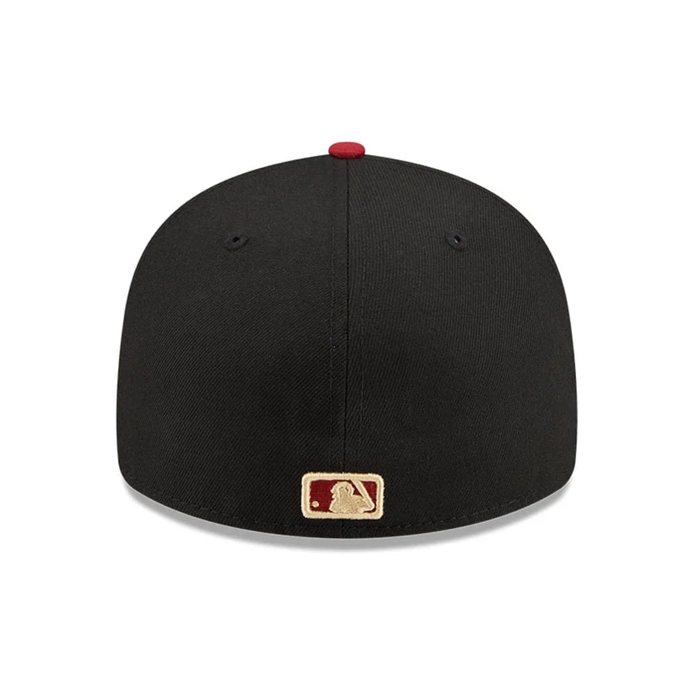 Atlanta Braves MLB Team Cards Black 59FIFTY Fitted Cap - Image 7