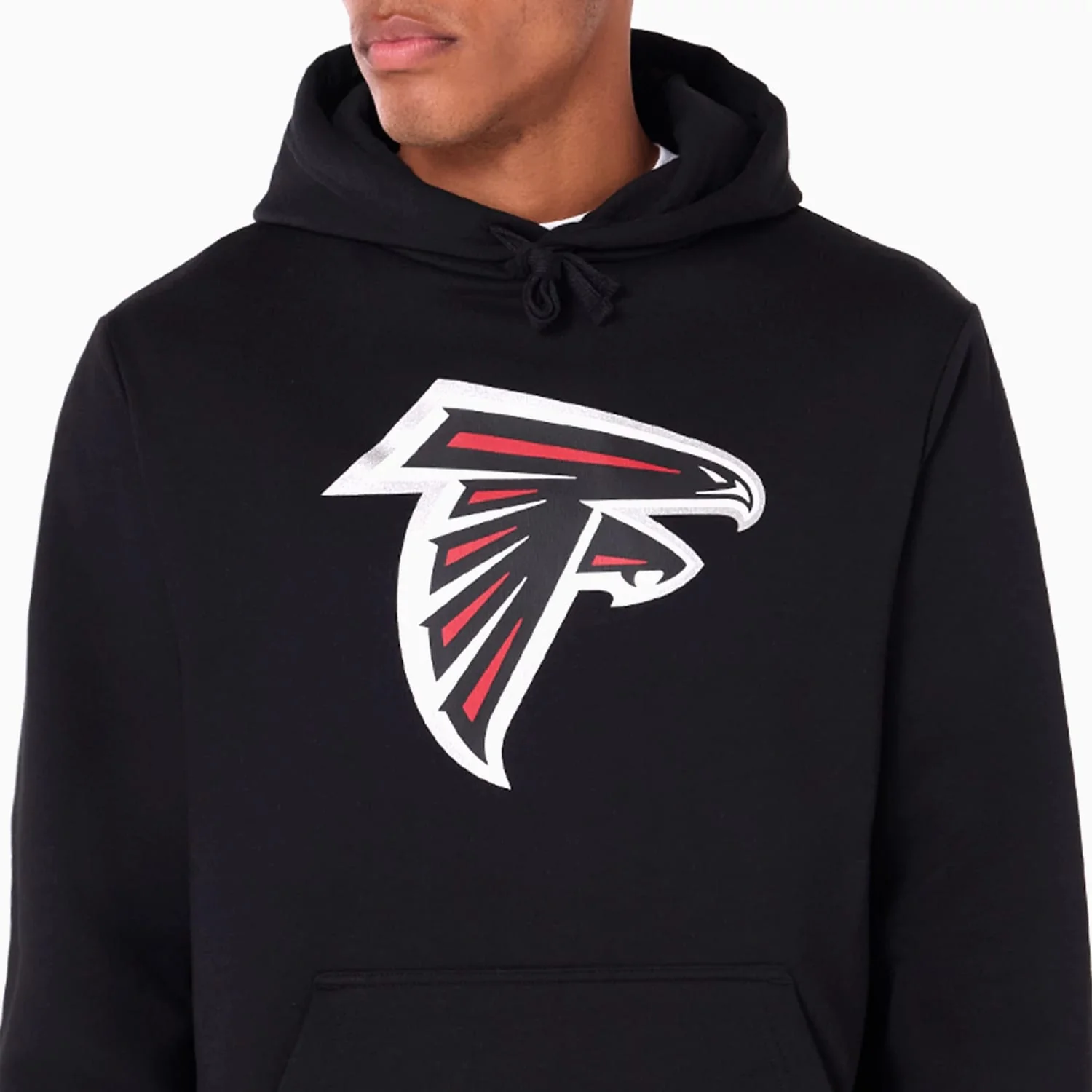 Atlanta Falcons NFL Black Pullover Hoodie - Image 3