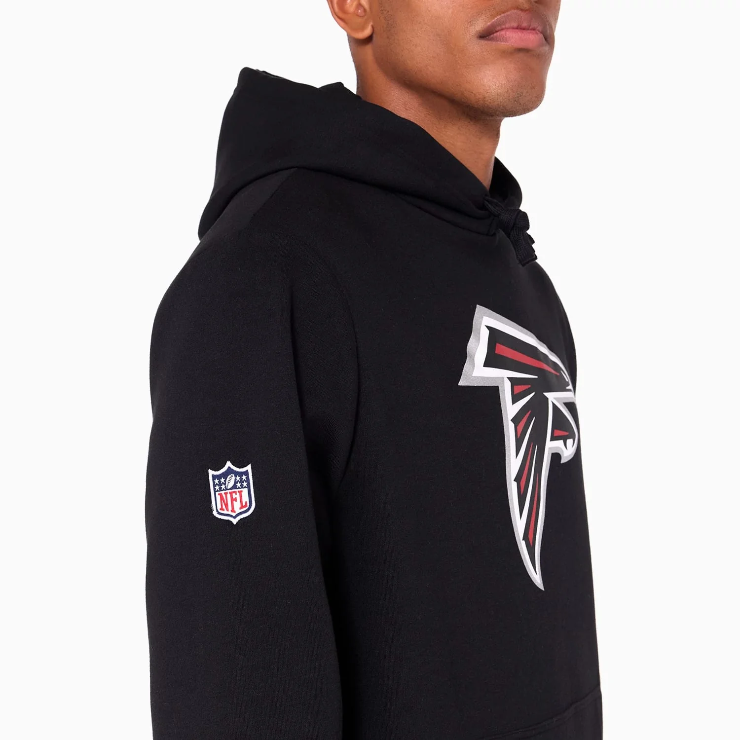 Atlanta Falcons NFL Black Pullover Hoodie - Image 5