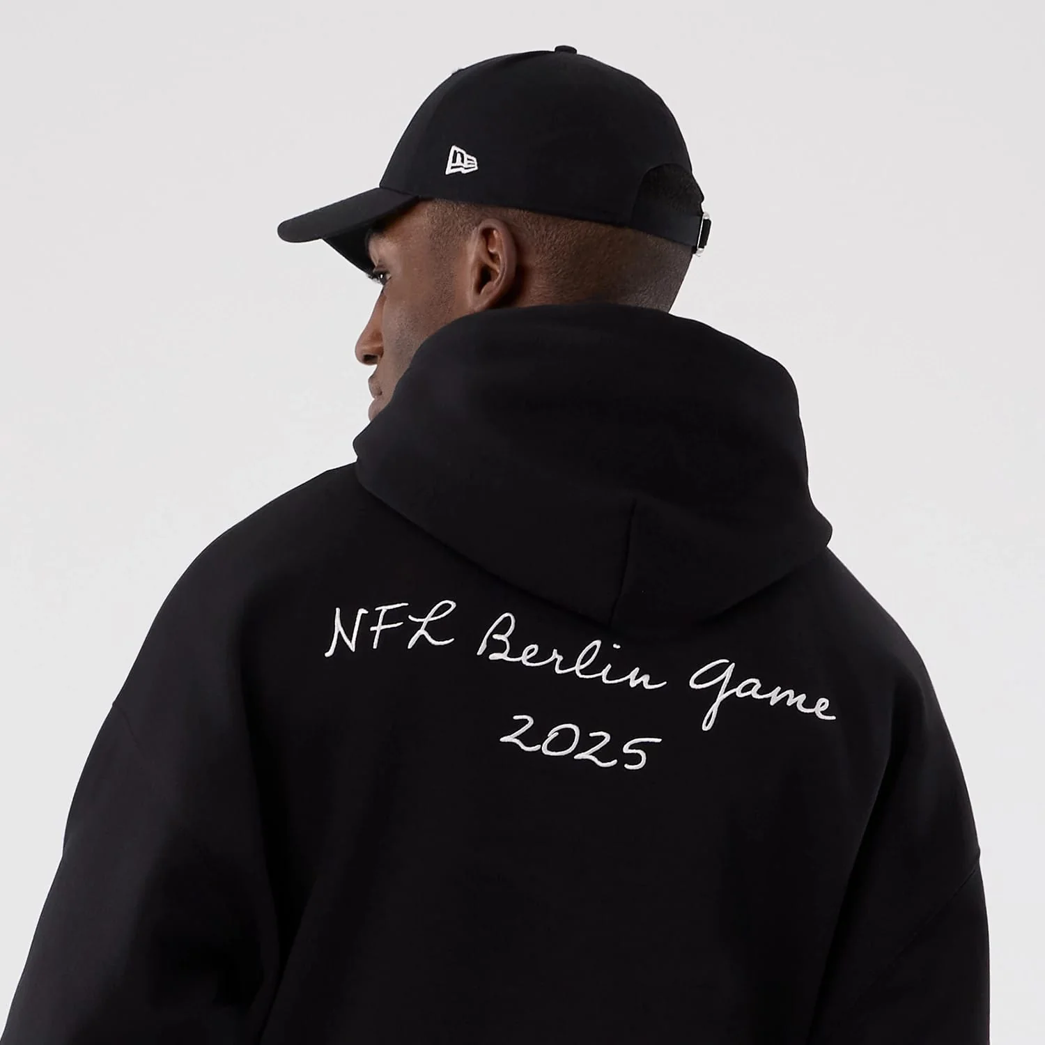 Atlanta Falcons NFL International Series Games 2025 Black Premium Pullover Hoodie - Image 6