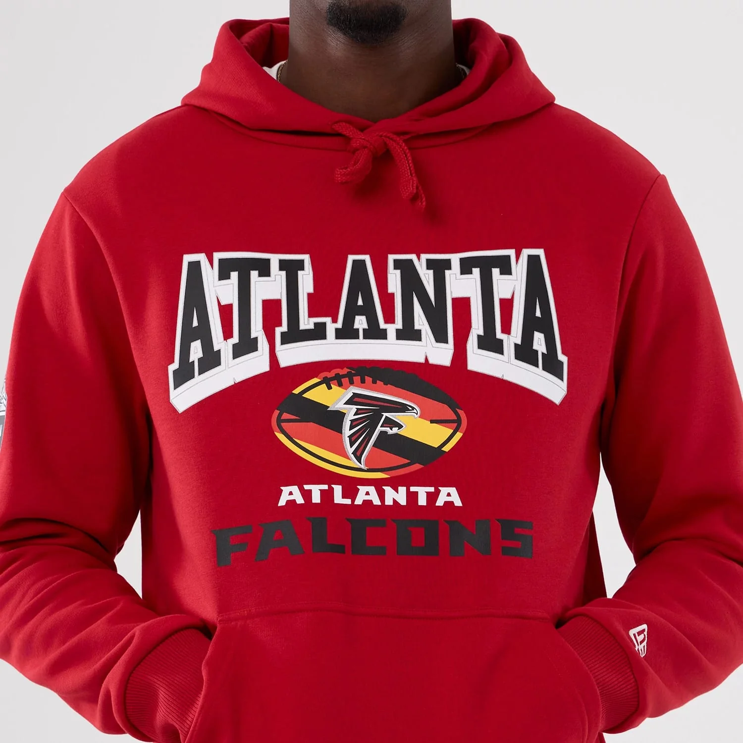 Atlanta Falcons NFL International Series Games 2025 Red Pullover Hoodie - Image 6
