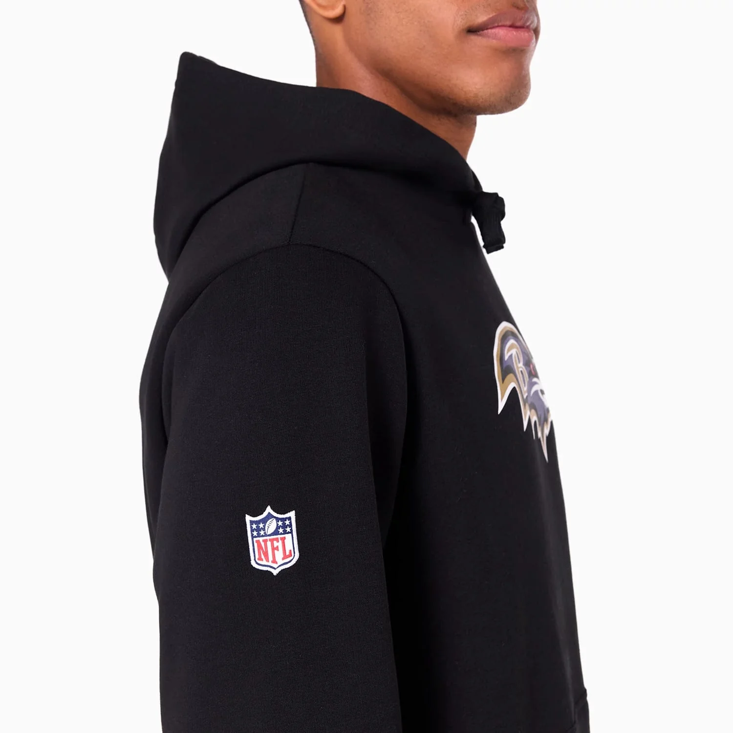 Baltimore Ravens NFL Black Pullover Hoodie - Image 4