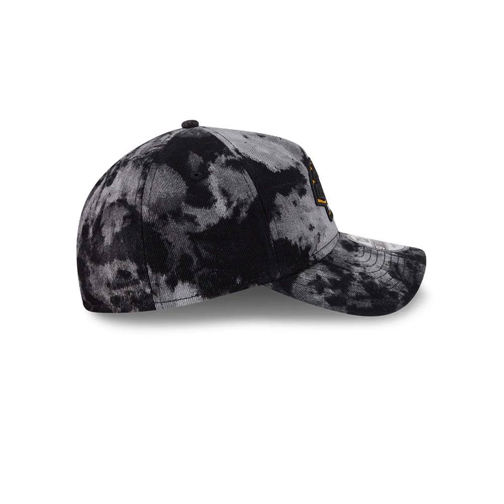 Boston Bruins NHL Bleached Denim Black 9TWENTY A-Frame Adjustable Cap - Image 4