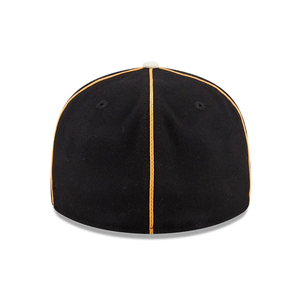 Boston Bruins NHL Felt Logo Black Retro Crown 59FIFTY Fitted Cap - Image 7