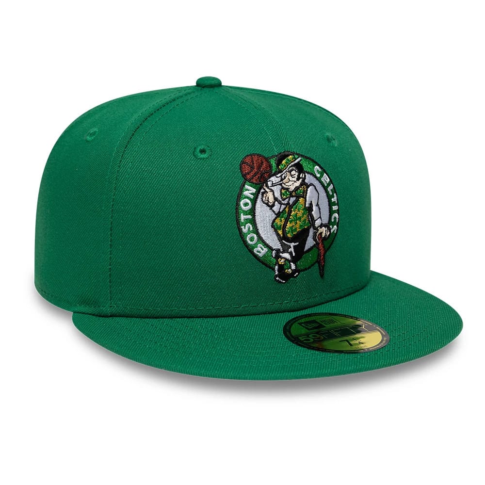 Boston Celtics NBA Basic Green 59FIFTY Fitted Cap - Image 4
