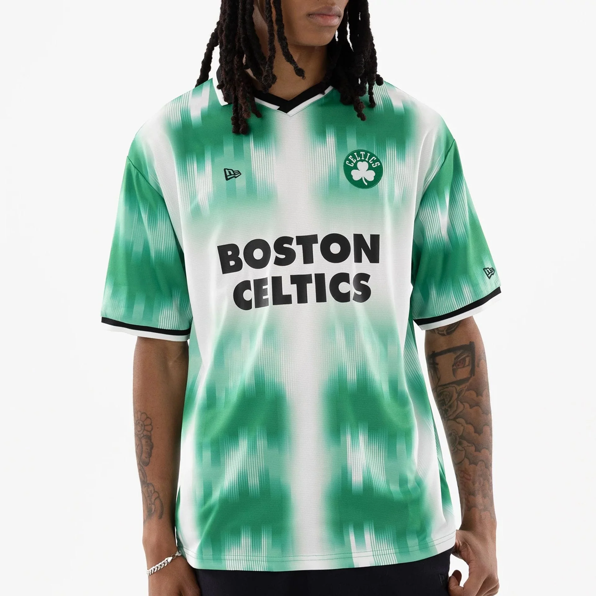 Boston Celtics NBA Green Soccer Jersey - Image 3