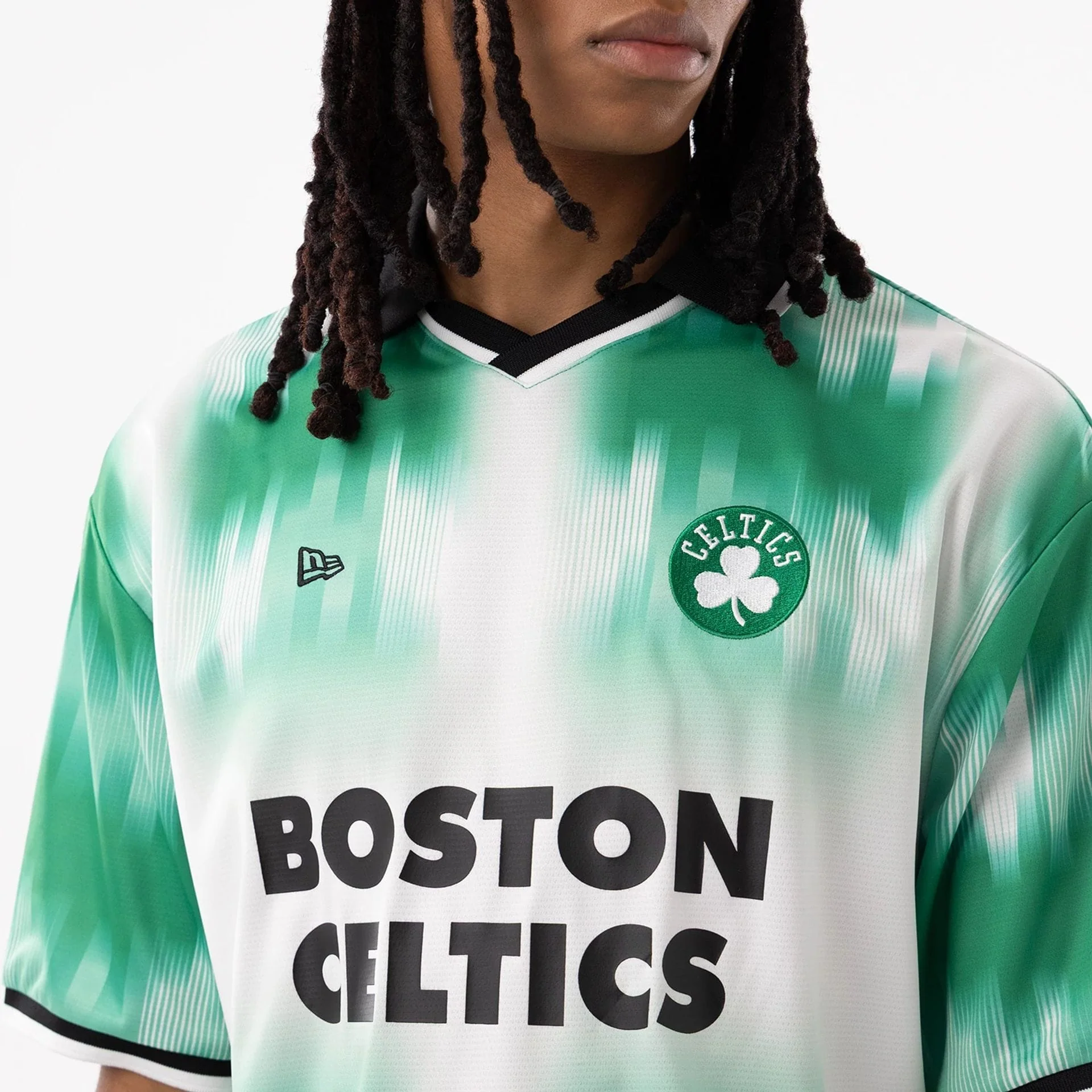 Boston Celtics NBA Green Soccer Jersey - Image 4