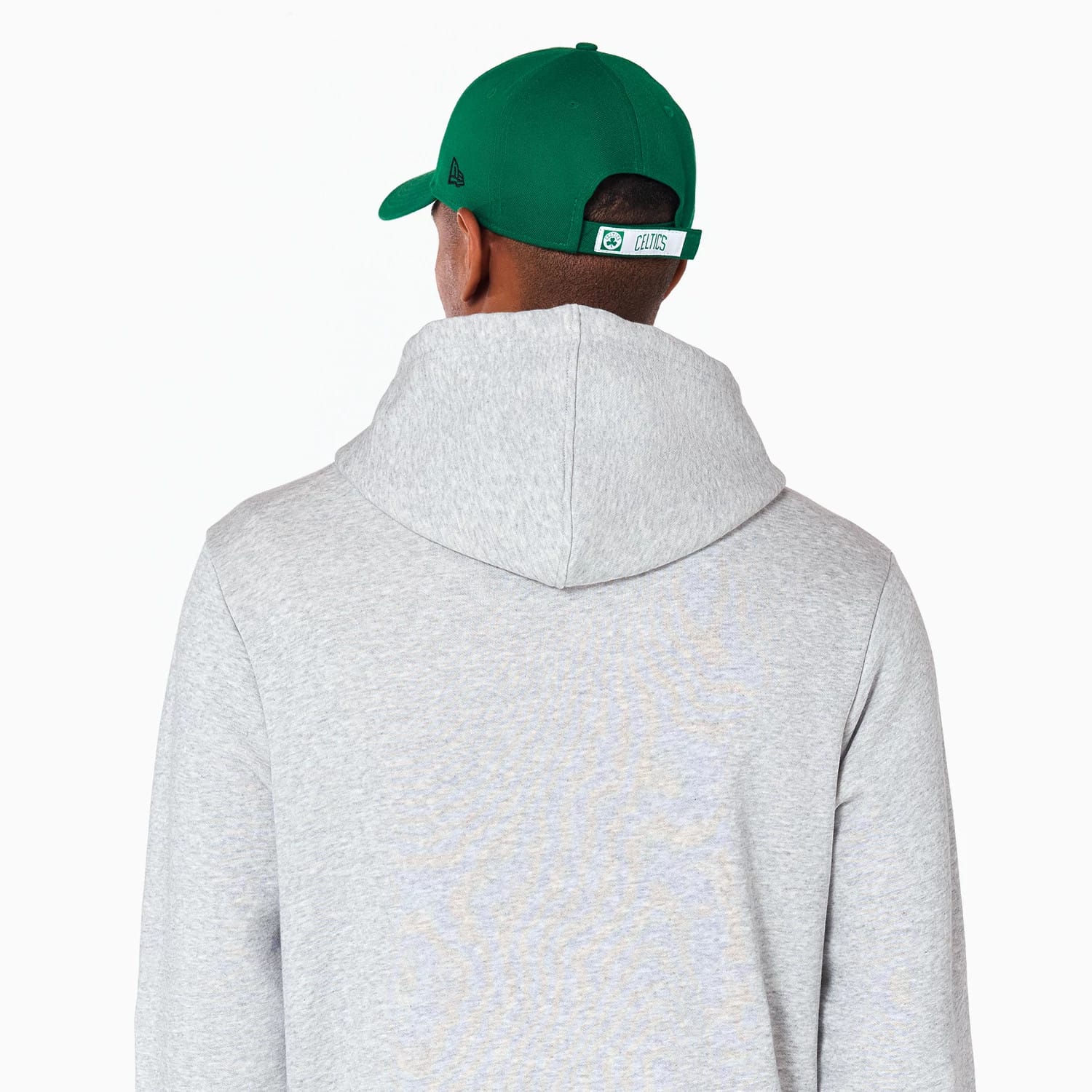 Boston Celtics NBA Grey Pullover Hoodie - Image 3