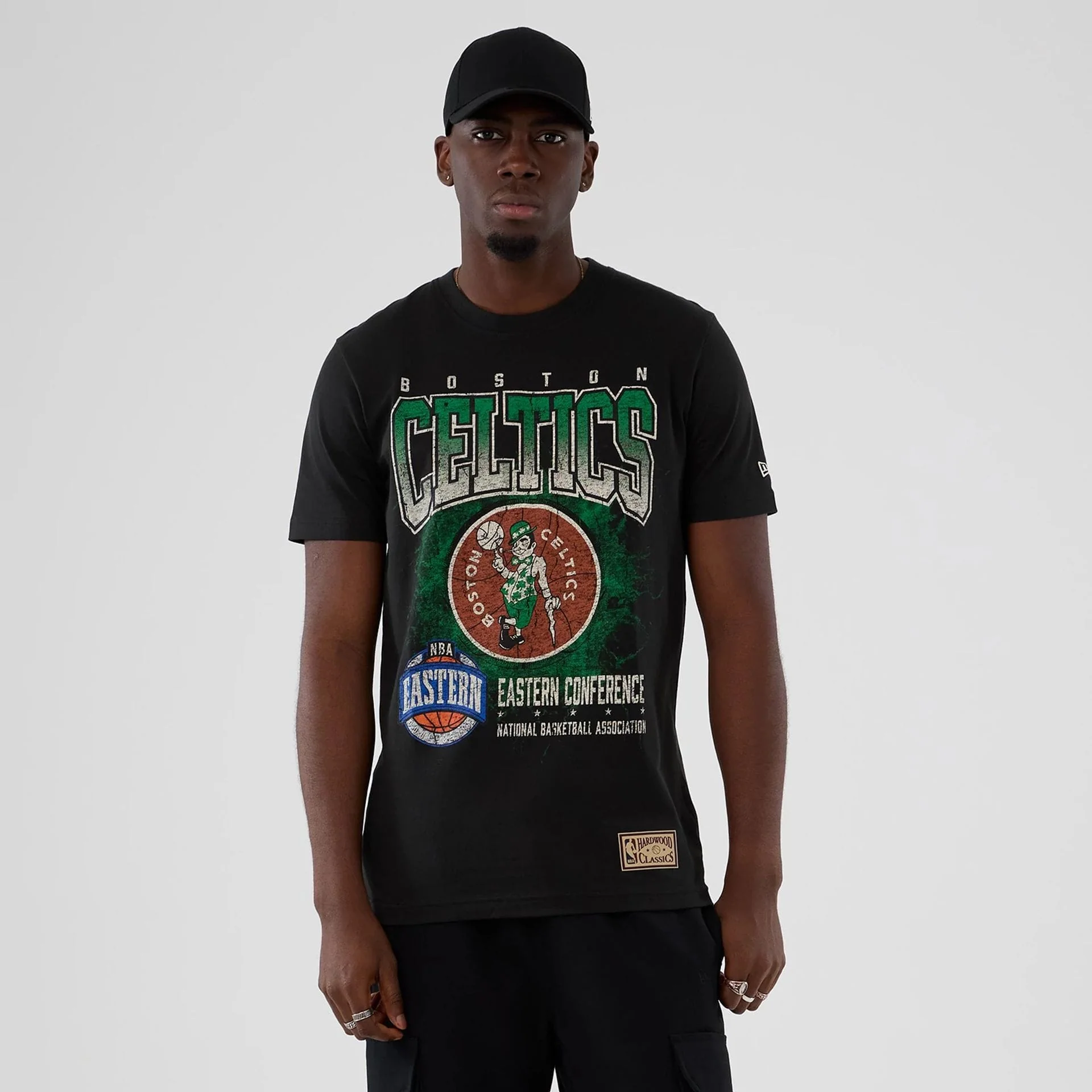 Boston Celtics NBA Hardwood Classic Black T-Shirt