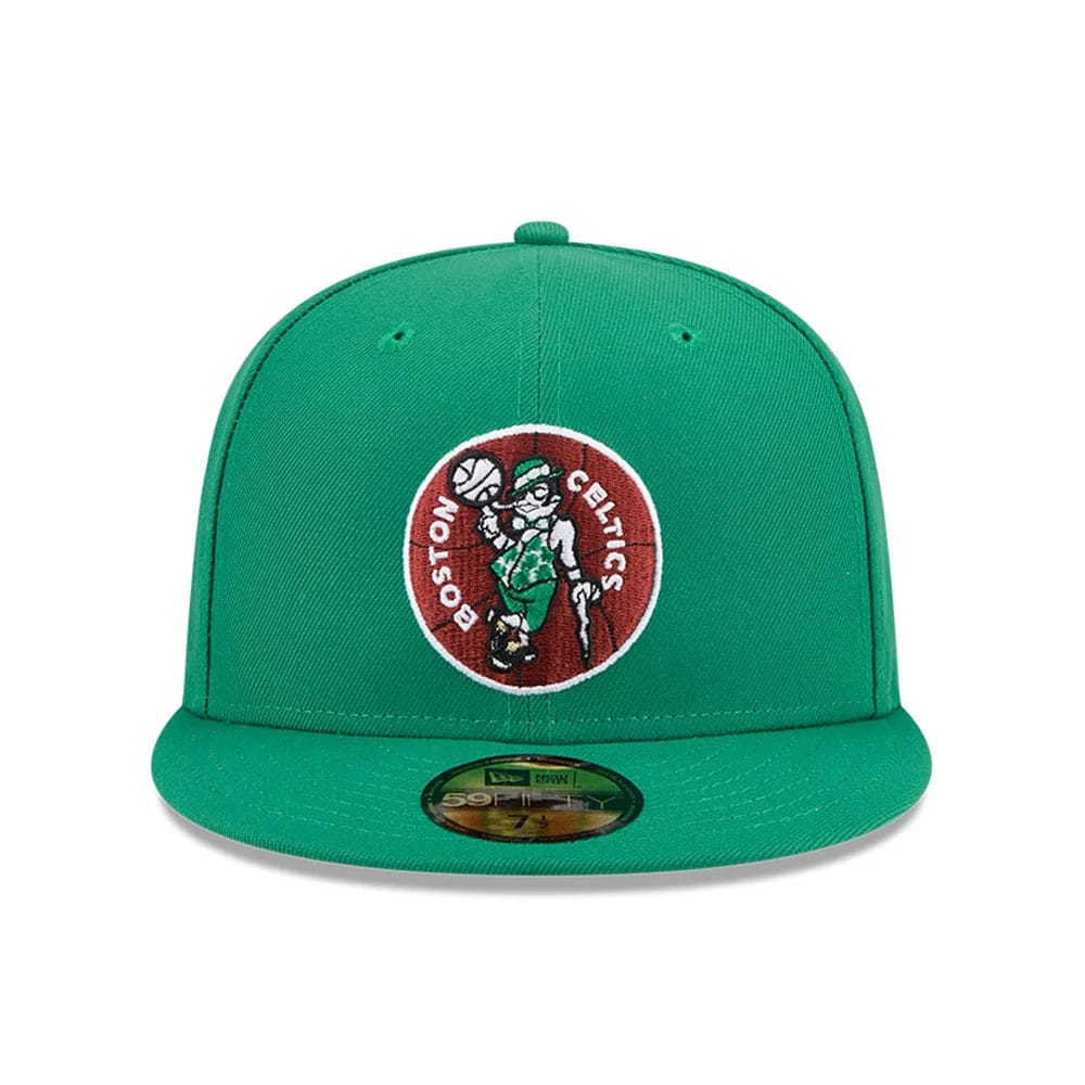 Boston Celtics NBA Hardwood Classic Green 59FIFTY Fitted Cap - Image 3