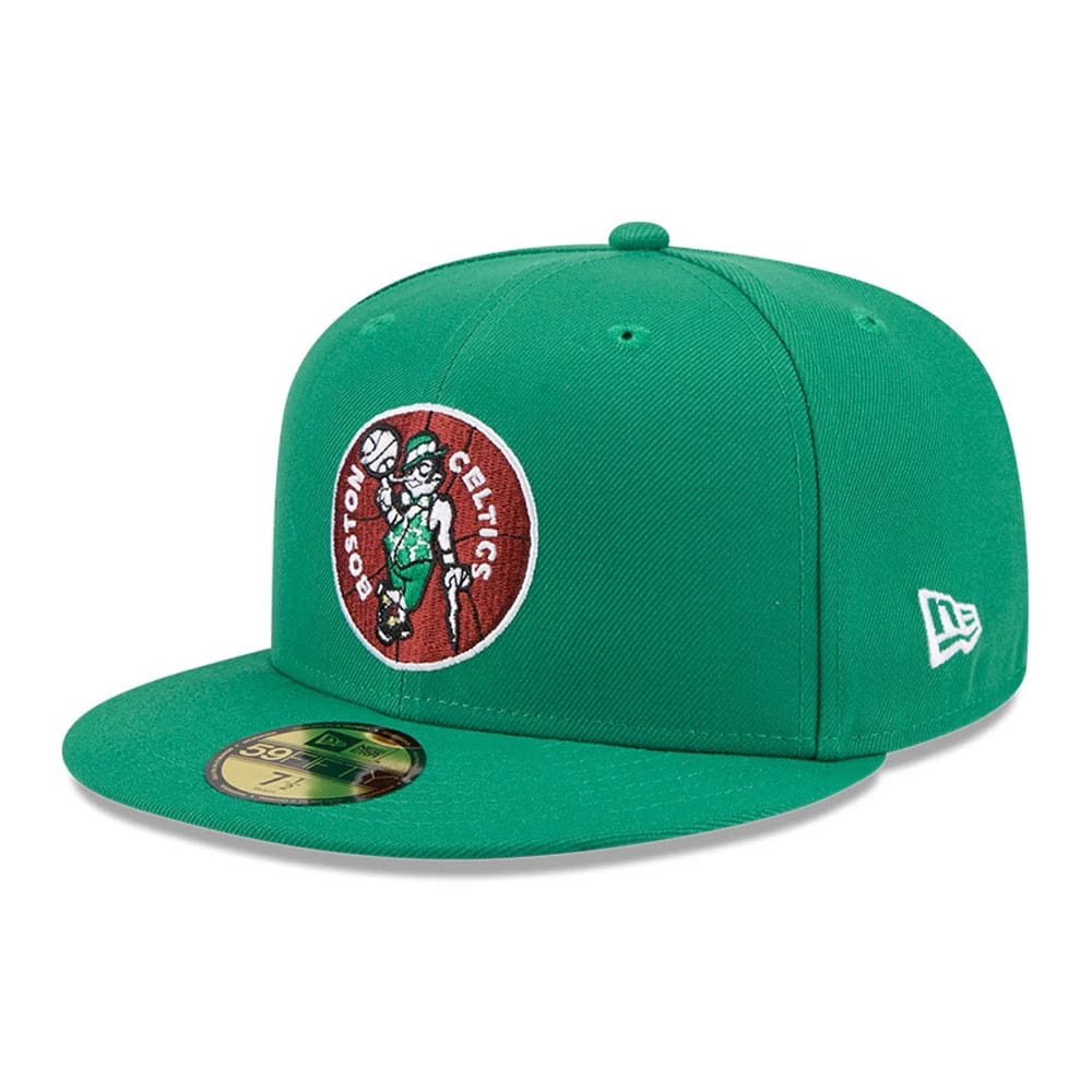 Boston Celtics NBA Hardwood Classic Green 59FIFTY Fitted Cap - Image 4