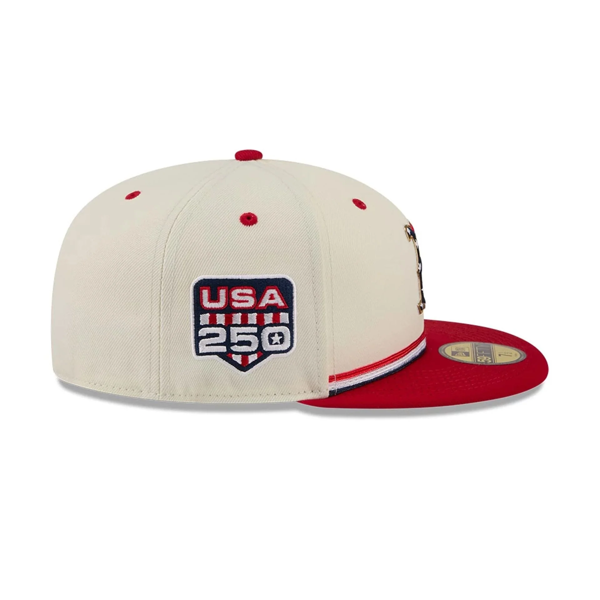 Boston Red Sox MLB 4th Of July 2026 Cream 59FIFTY Fitted Cap - Image 6