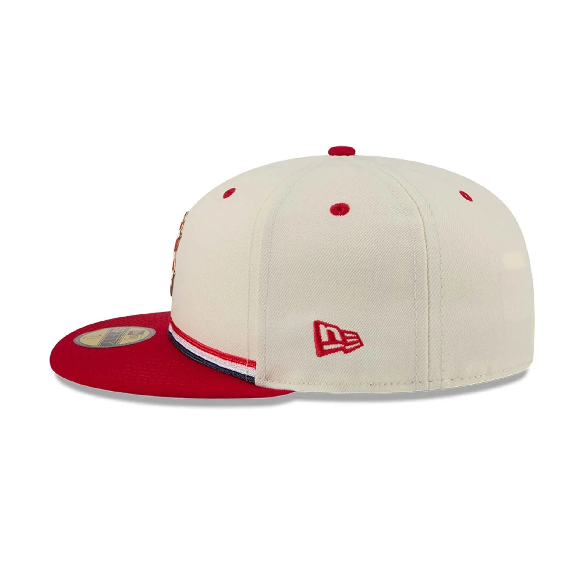 Boston Red Sox MLB 4th Of July 2026 Cream 59FIFTY Fitted Cap - Image 7