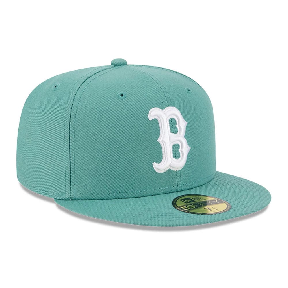 Boston Red Sox MLB City Connect Pastel Green 59FIFTY Fitted Cap - Image 4