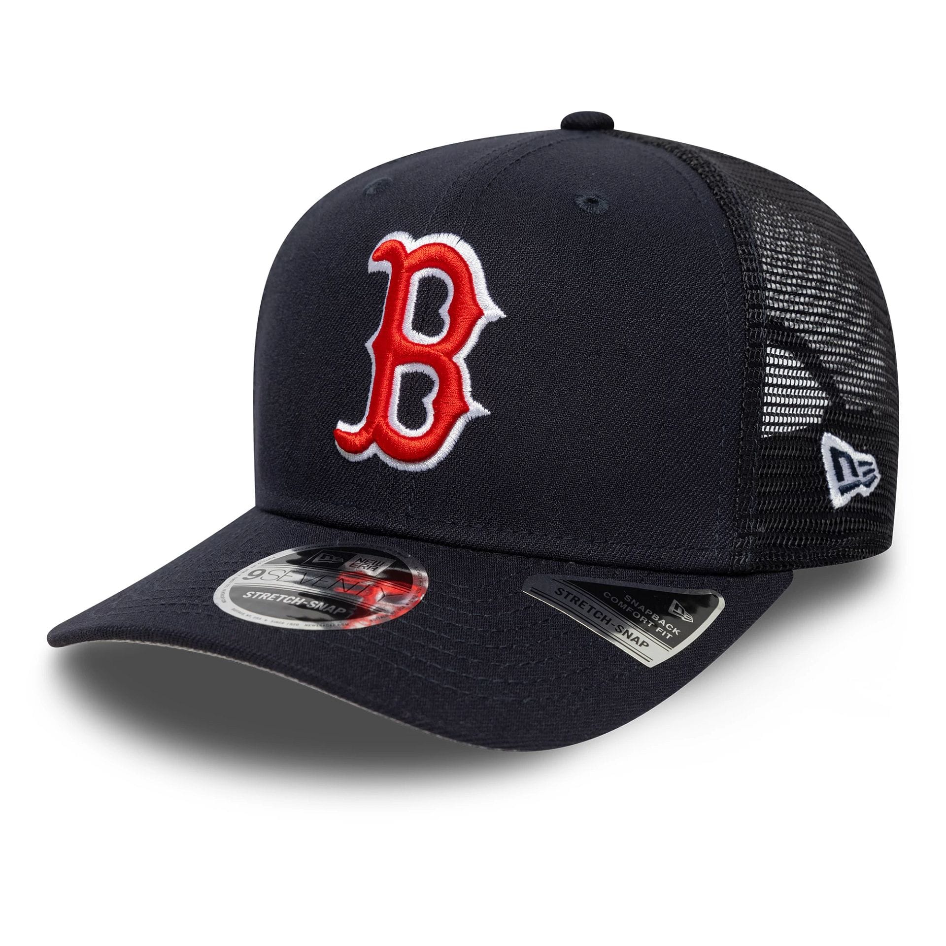 Boston Red Sox MLB Evergreen Navy 9SEVENTY Stretch Snap Adjustable Cap